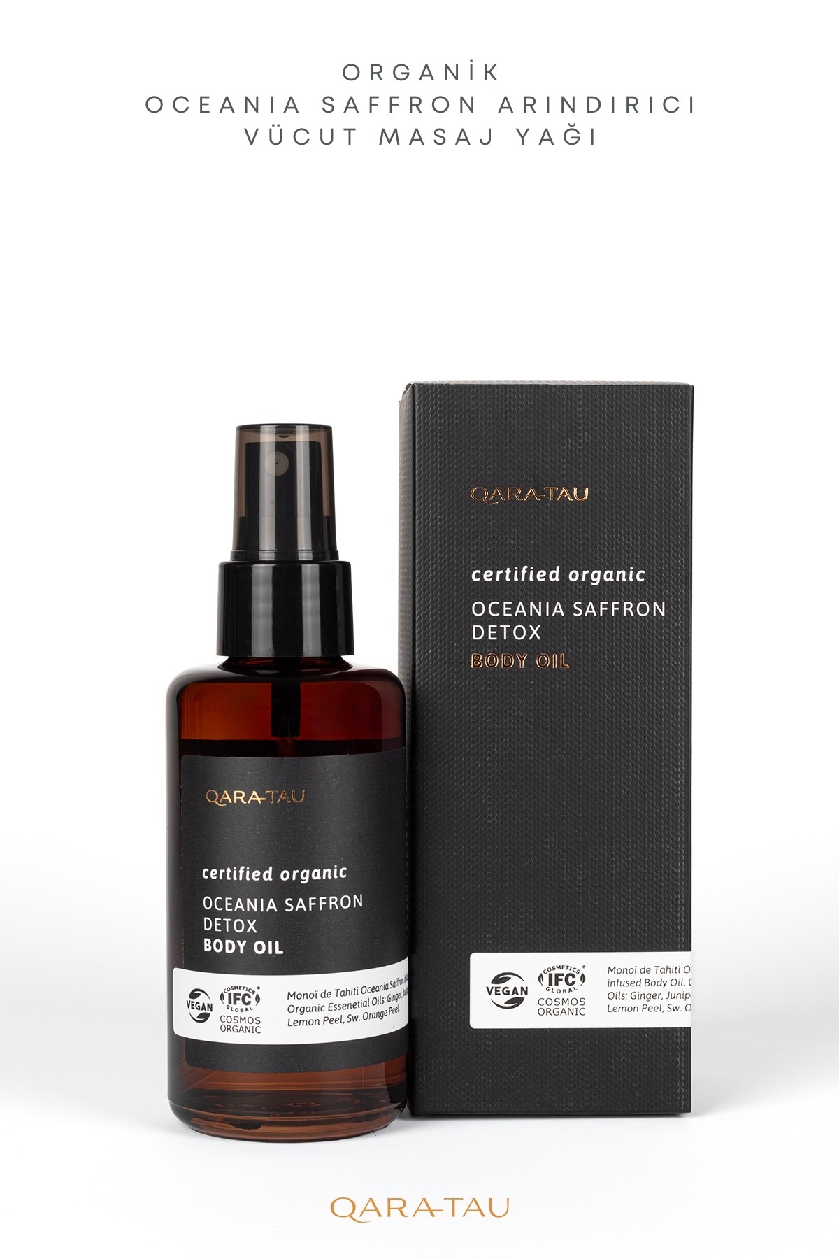 Organik Oceania Saffron Arındırıcı Vücut Masaj Yağı 100ml