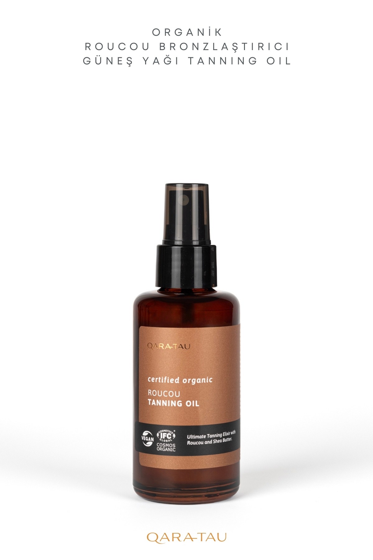 Organik Roucou Bronzlaştırıcı Güneş Yağı Tanning Oil 100ml