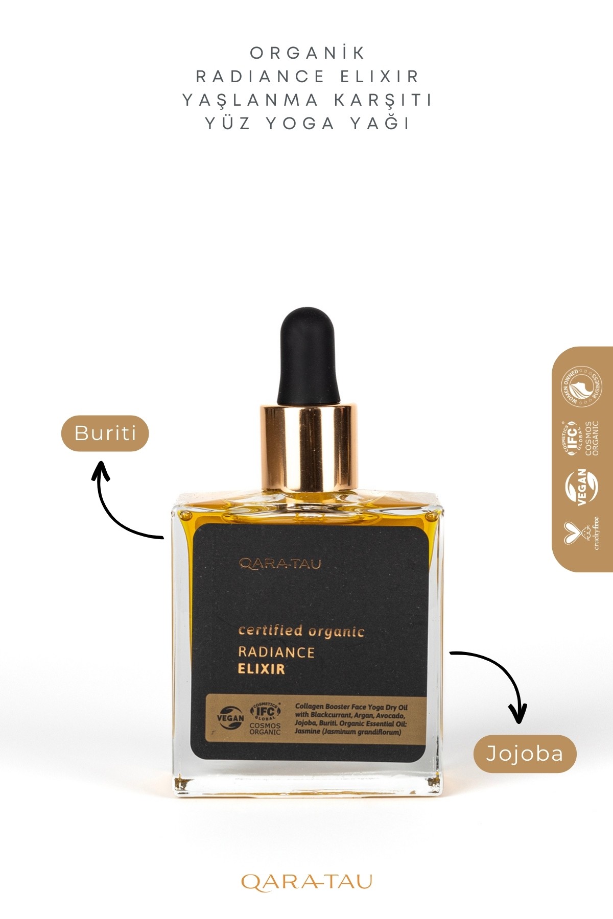 Organik Radiance Elixir Yaşlanma Karşıtı Yüz Yoga Yağı 50ml