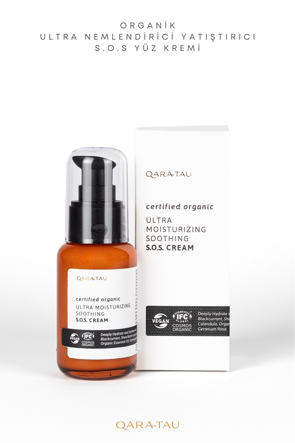 Organik Ultra Nemlendirici Yatıştırıcı S.O.S Yüz Kremi 50ml