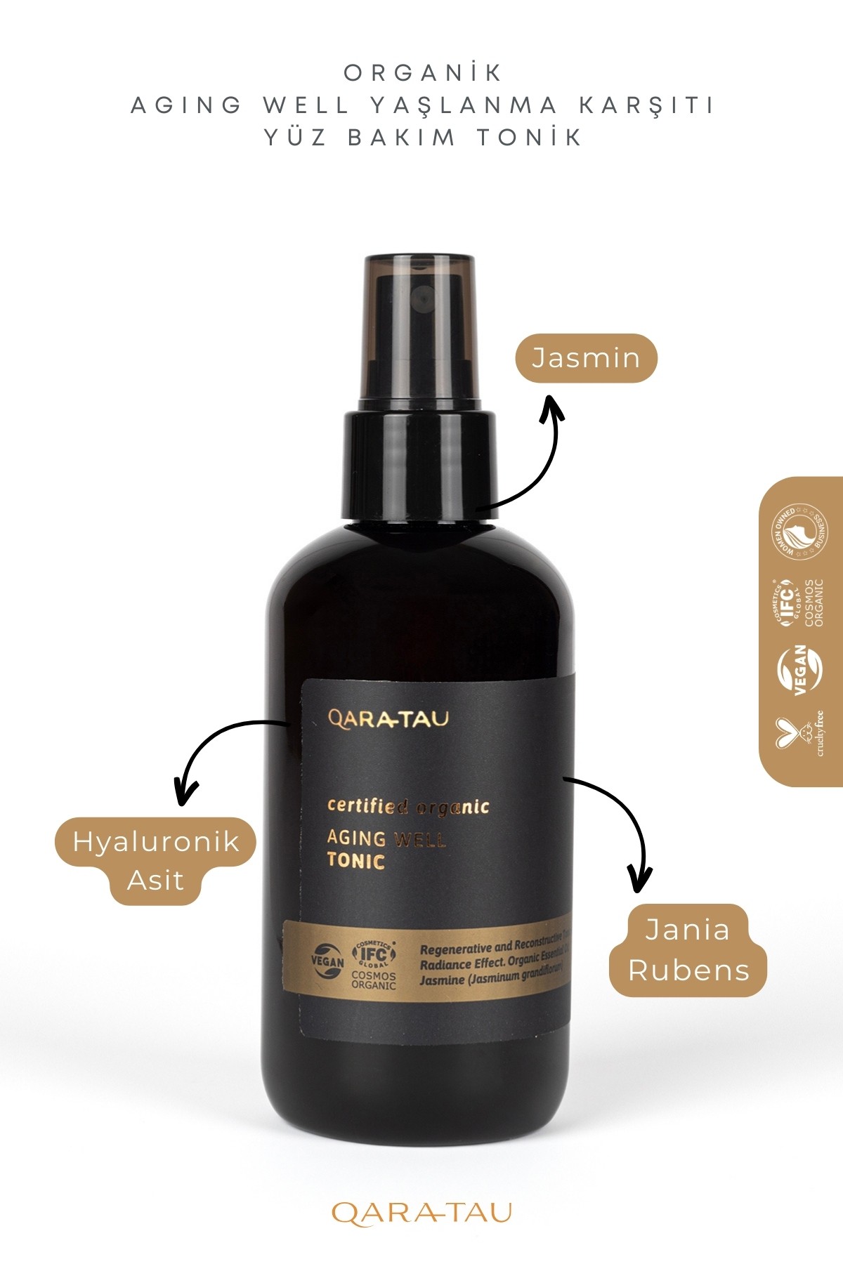 Organik Aging Well Yaşlanma Karşıtı Yüz Bakım Tonik 200ml