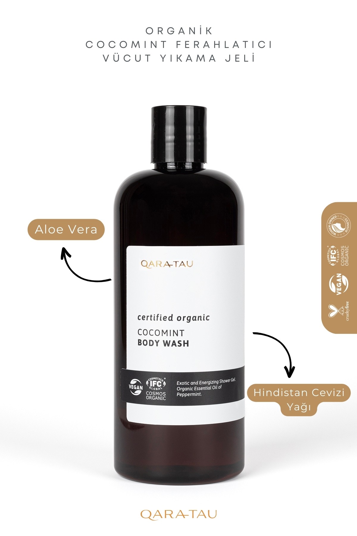 Organik Cocomint Ferahlatıcı Vücut Yıkama Jeli 400ml