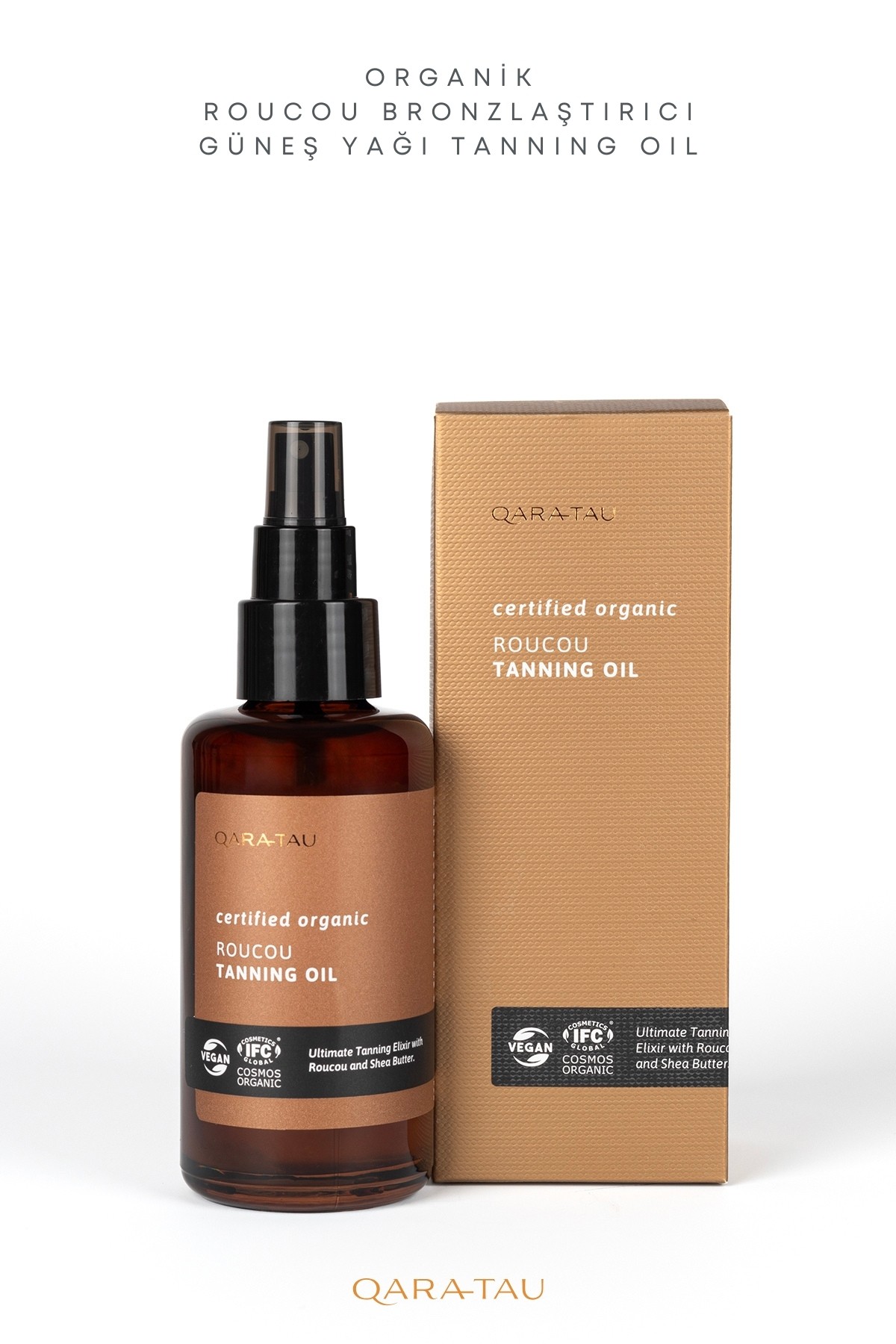 Organik Roucou Bronzlaştırıcı Güneş Yağı Tanning Oil 100ml