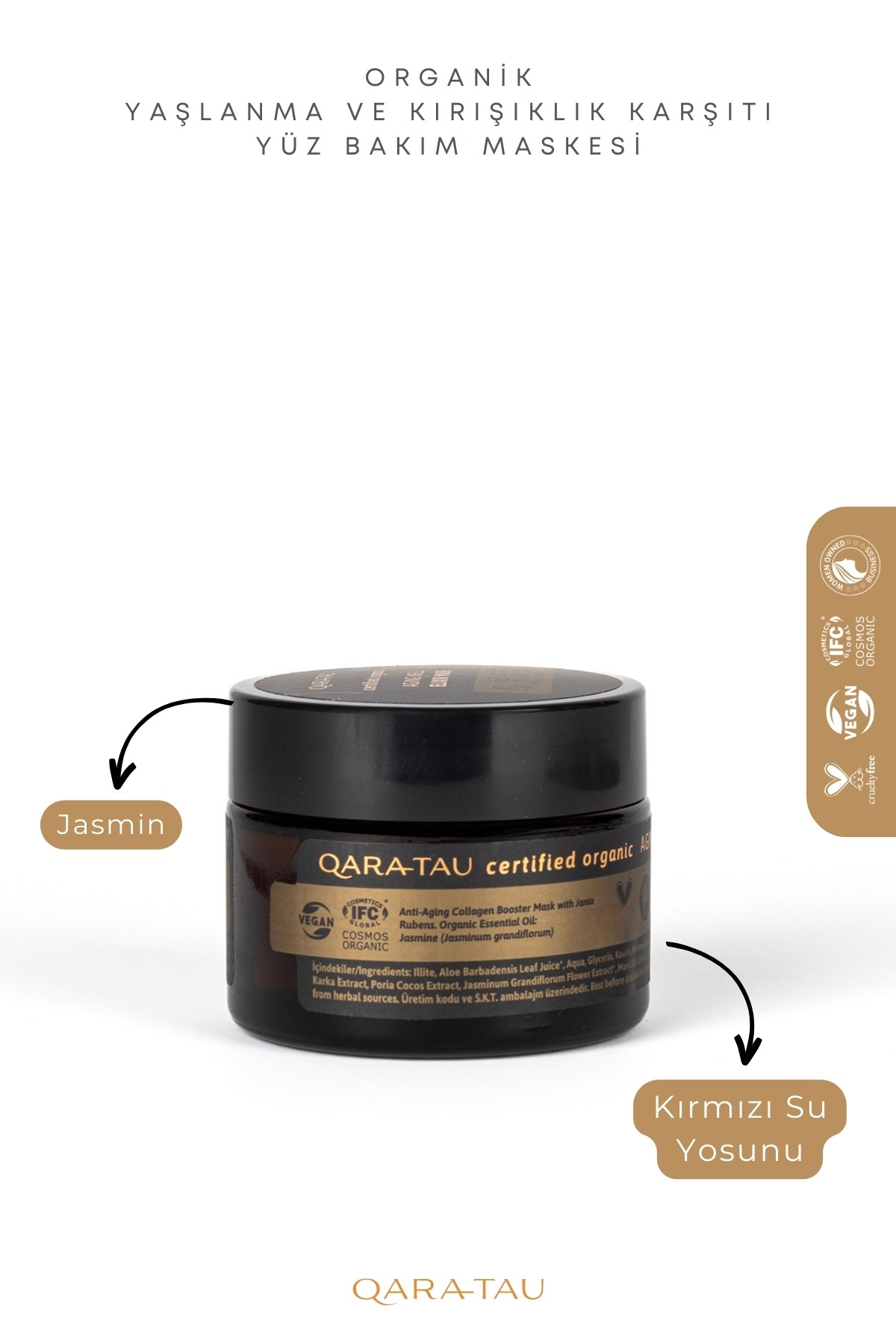 Organik Aging Well Yaşlanma ve Kırışıklık Karşıtı Yüz Bakım Maskesi 70ml