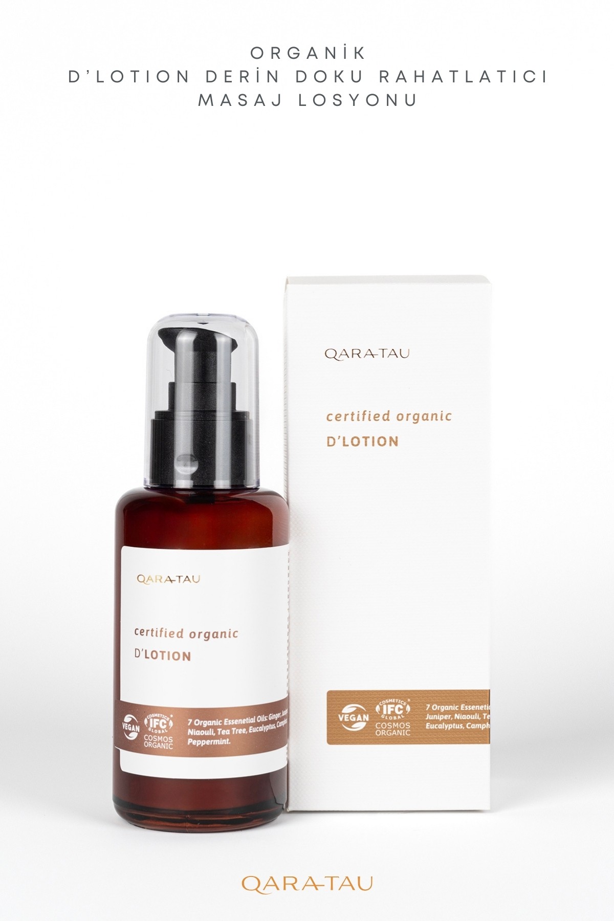 Organik D'Lotion Derin Doku Rahatlatıcı Masaj Losyonu 100ml