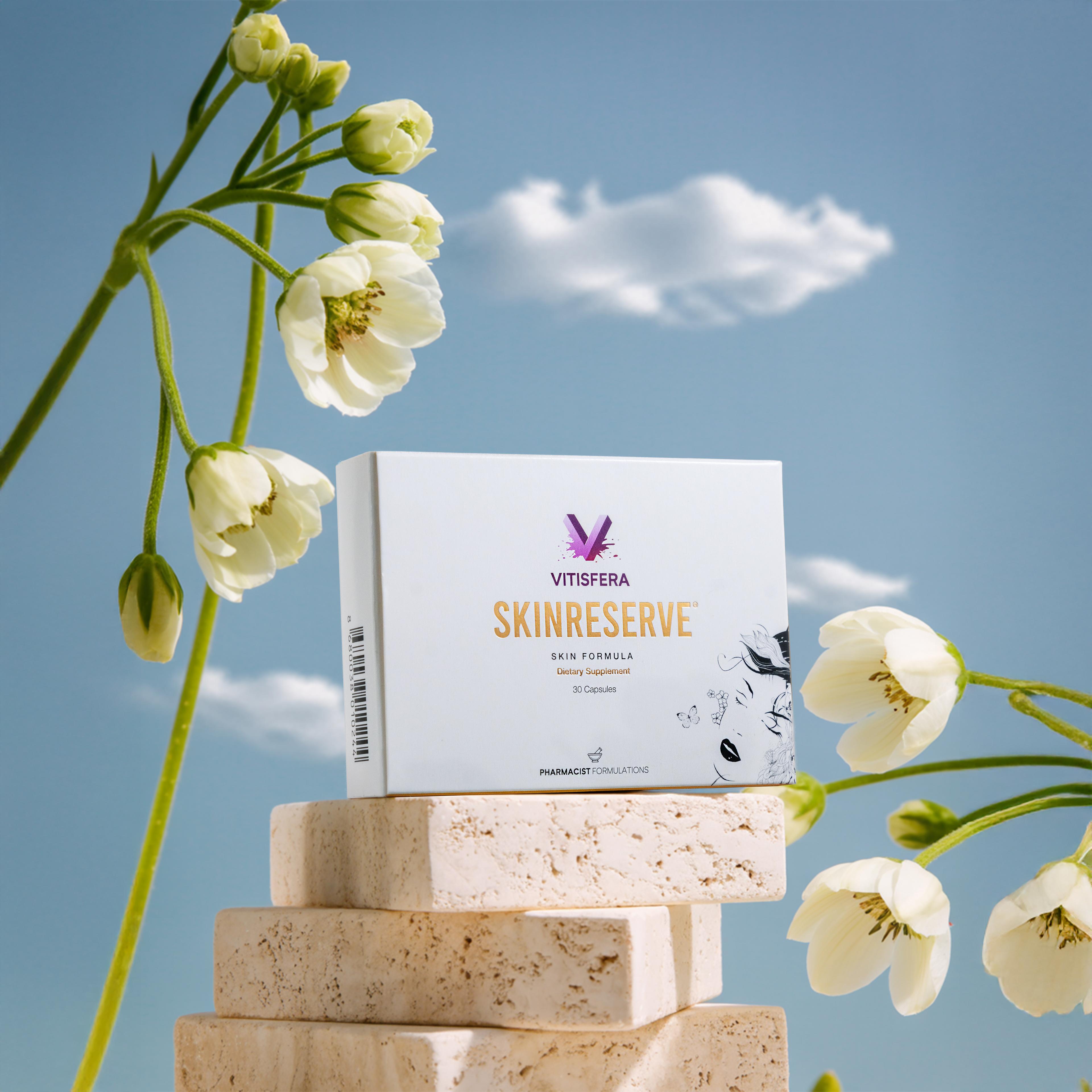 Vitisfera SkinReserve 30 Kapsül- Cüce Palmiye Ekstresi, Hayıt Ekstresi, Multivitamin ve Multimineral