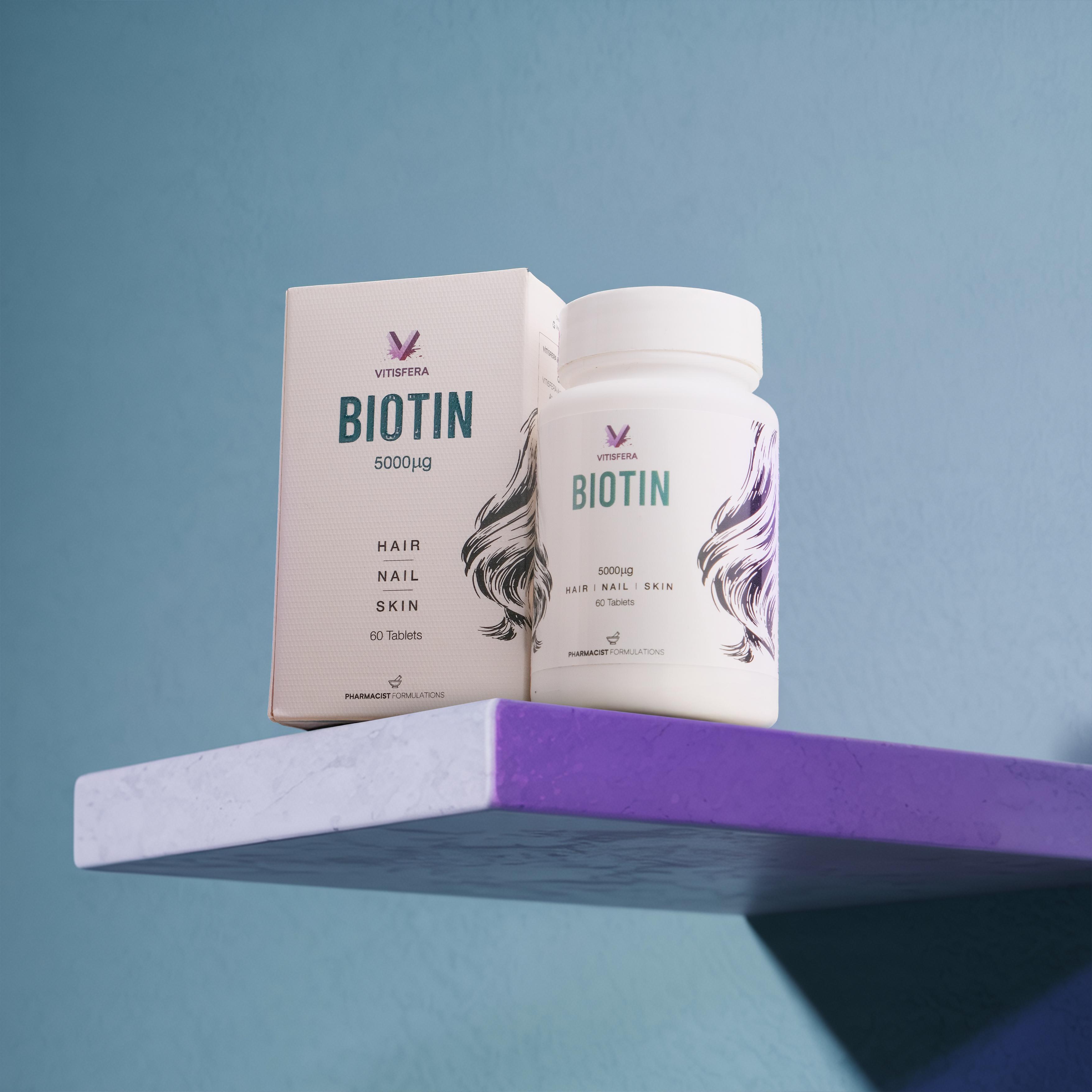 Vitisfera Biotin 5000 mcg 60 Tablet