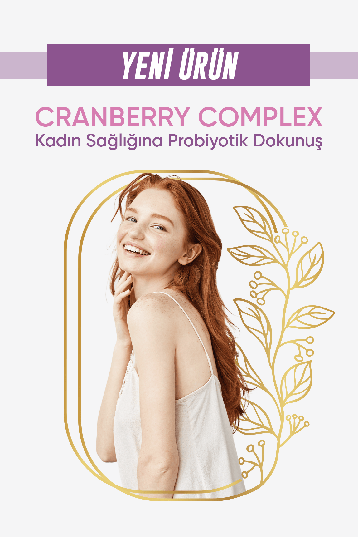 Cranberry Complex  30 Kapsül- Turna Yemişi Ekstresi, D-Mannoz, Probiyotik