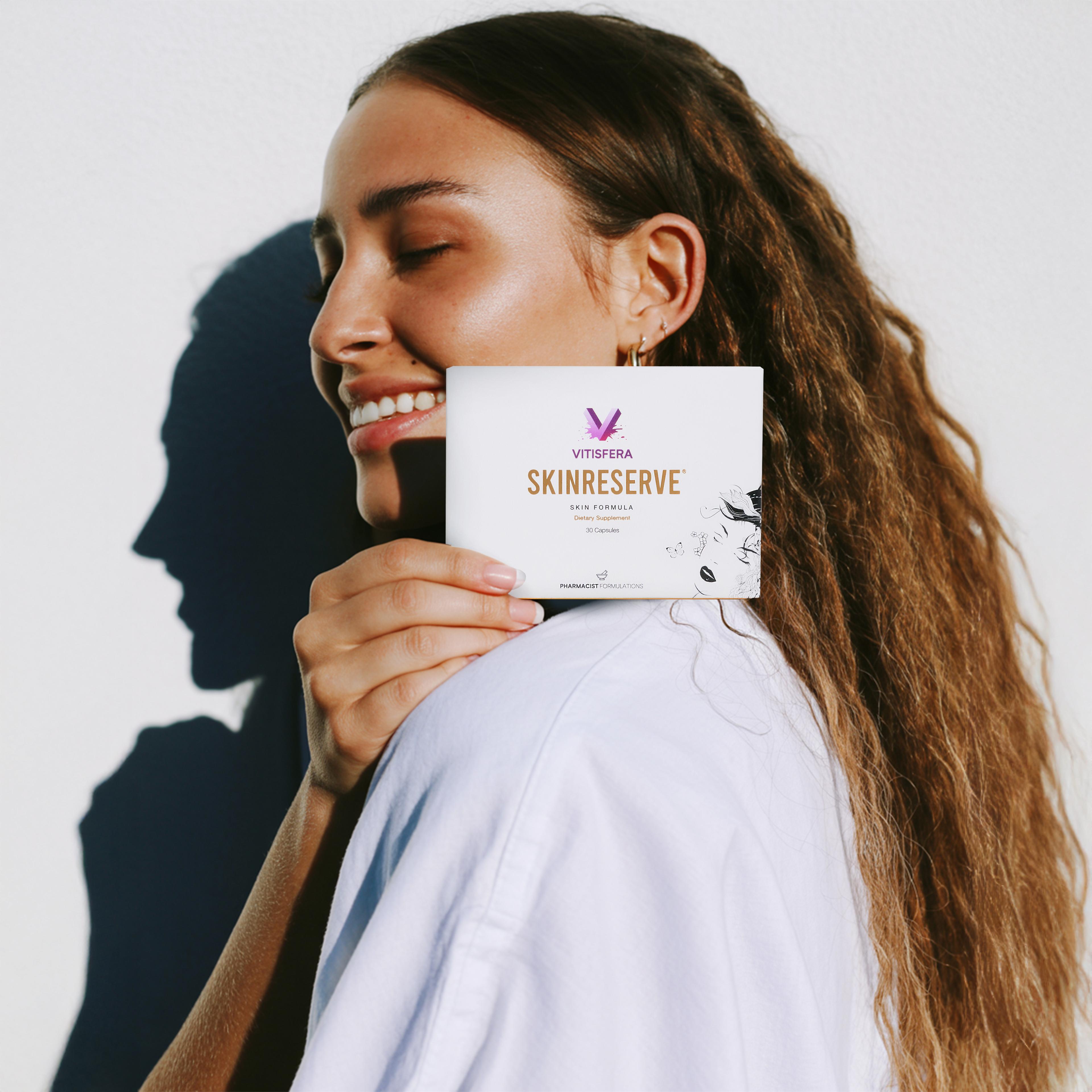 Vitisfera SkinReserve 30 Kapsül- Cüce Palmiye Ekstresi, Hayıt Ekstresi, Multivitamin ve Multimineral