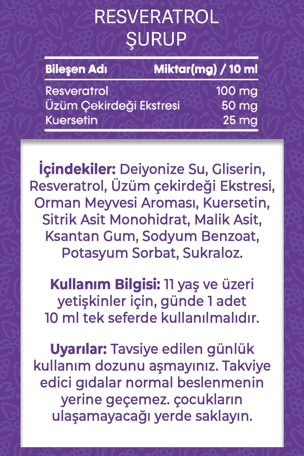 İkili Avantajlı Paket 1 (Resveratrol Shots + Resveratrol Şurup)