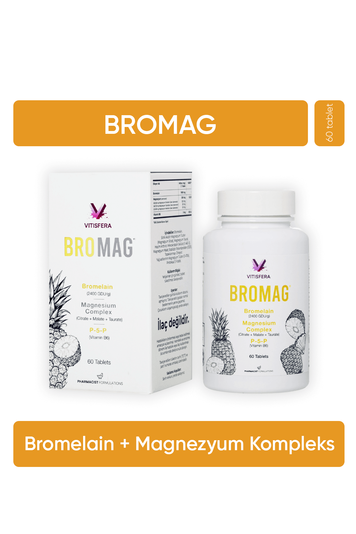 Vitisfera Bromag 60 Tablet