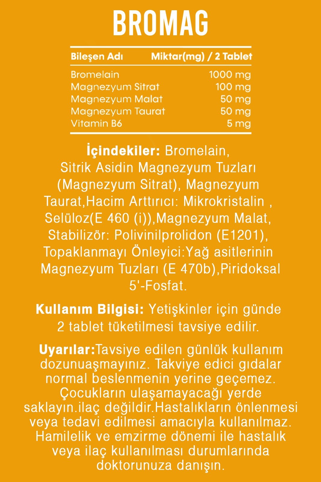 Vitisfera Bromag 60 Tablet