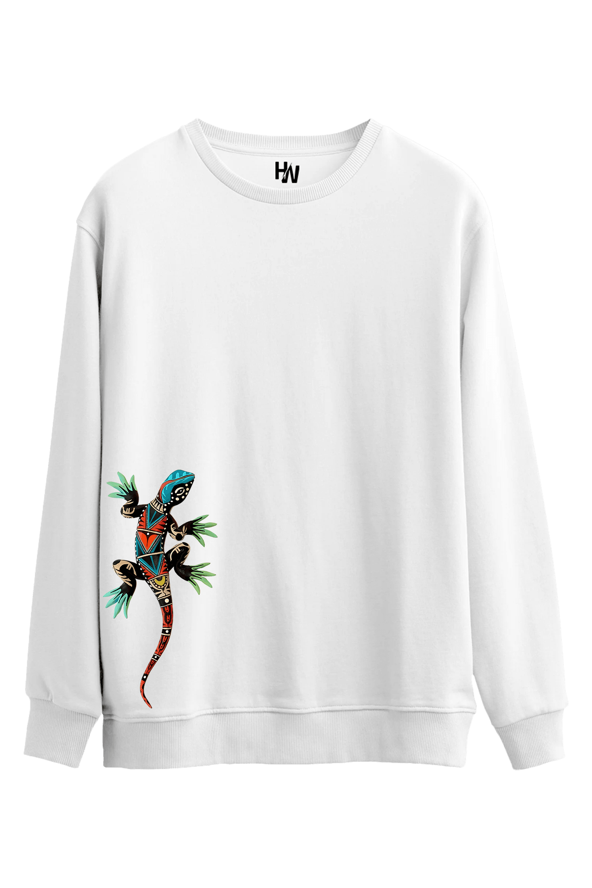 Lizzard Baskılı Sweatshirt