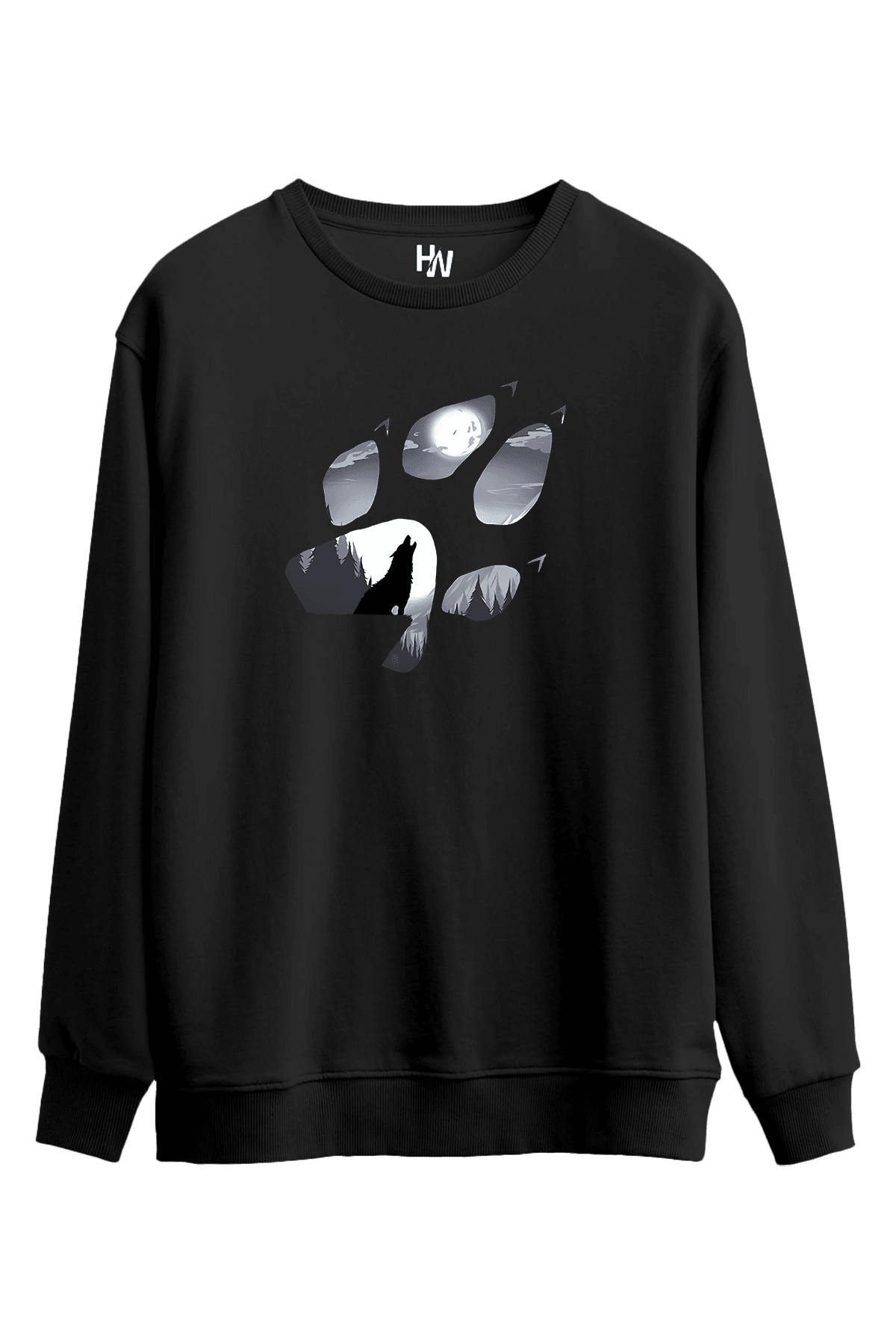 Pençe Baskılı Sweatshirt