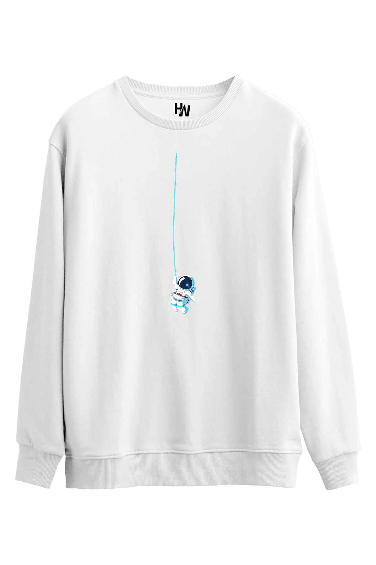 Astronot Baskılı Sweatshirt