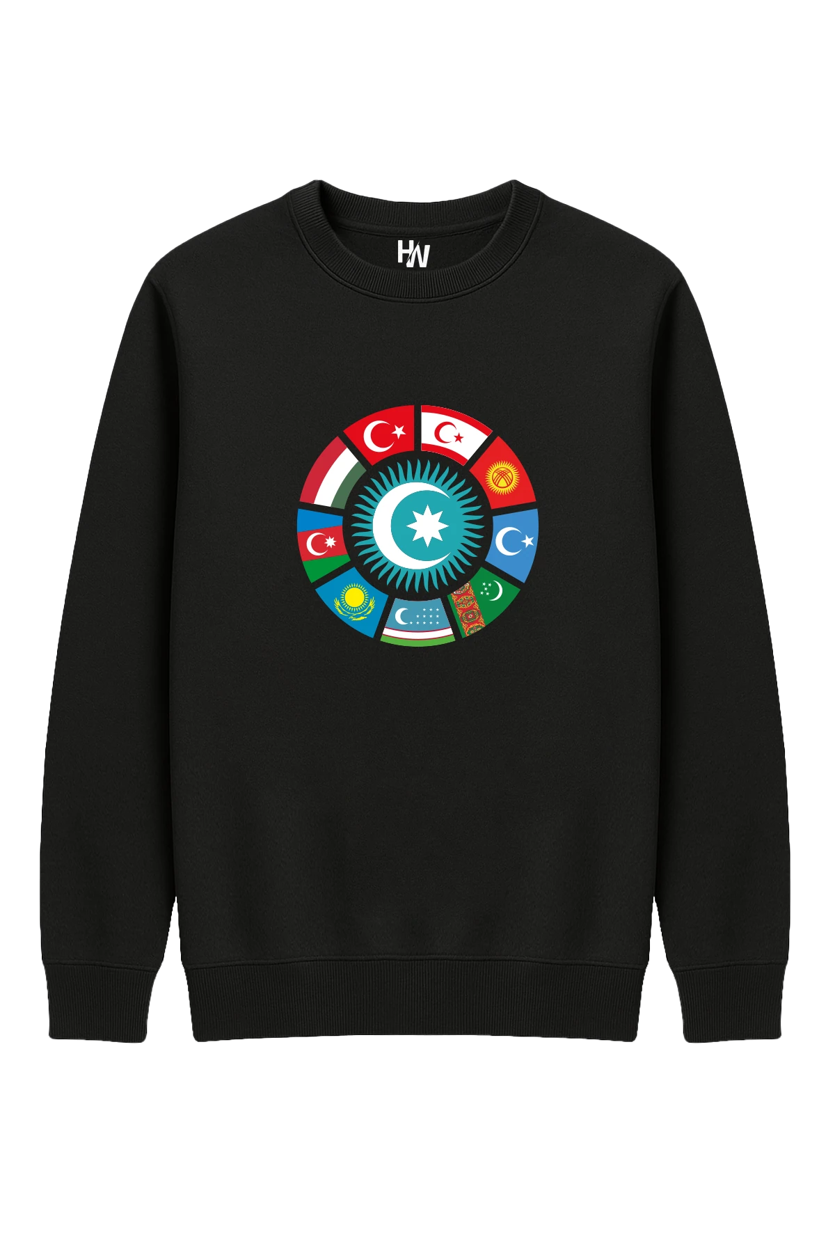 Turan Devletleri Baskılı Sweatshirt