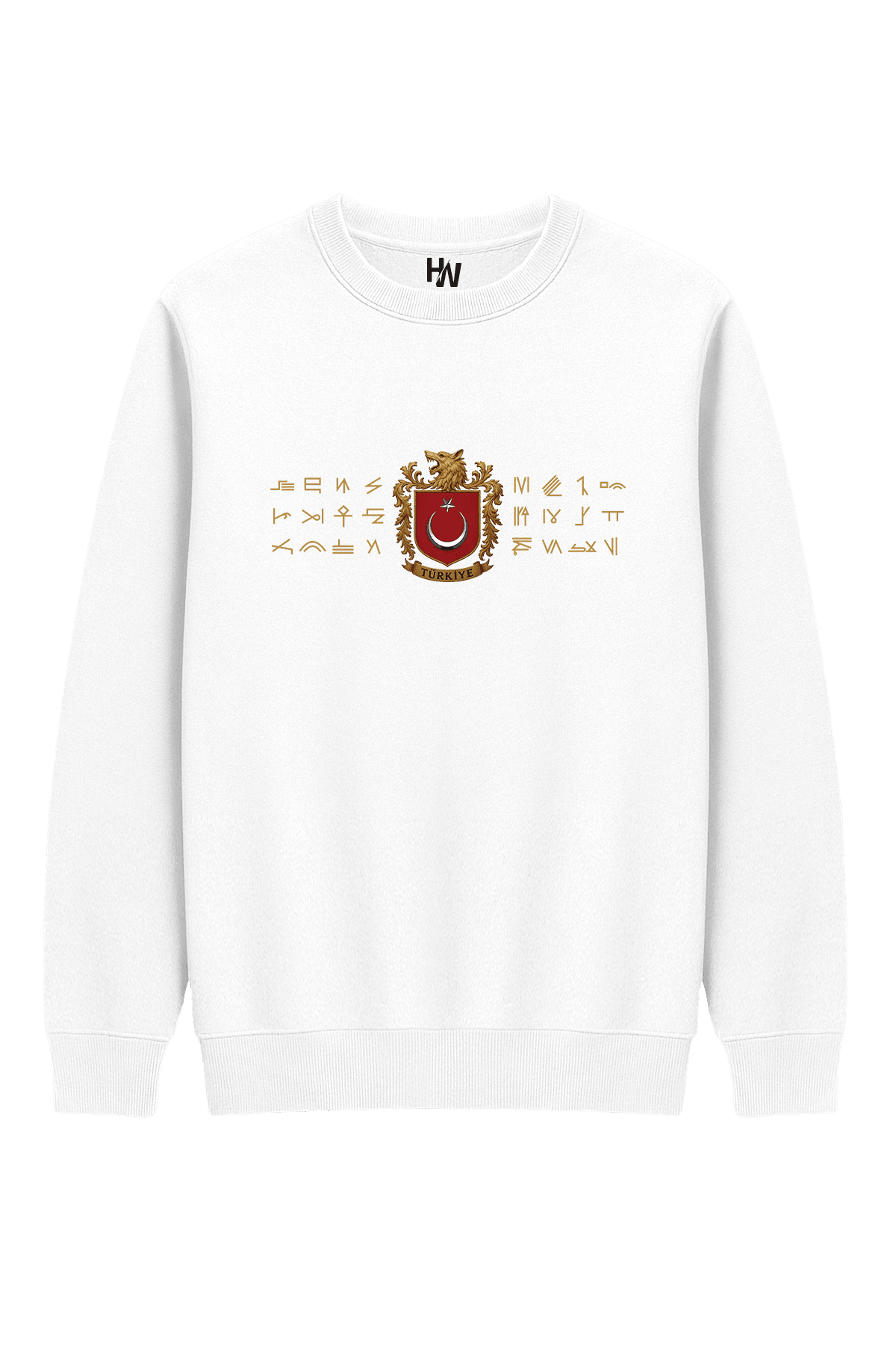 Türk Armalı V2 Baskılı Sweatshirt