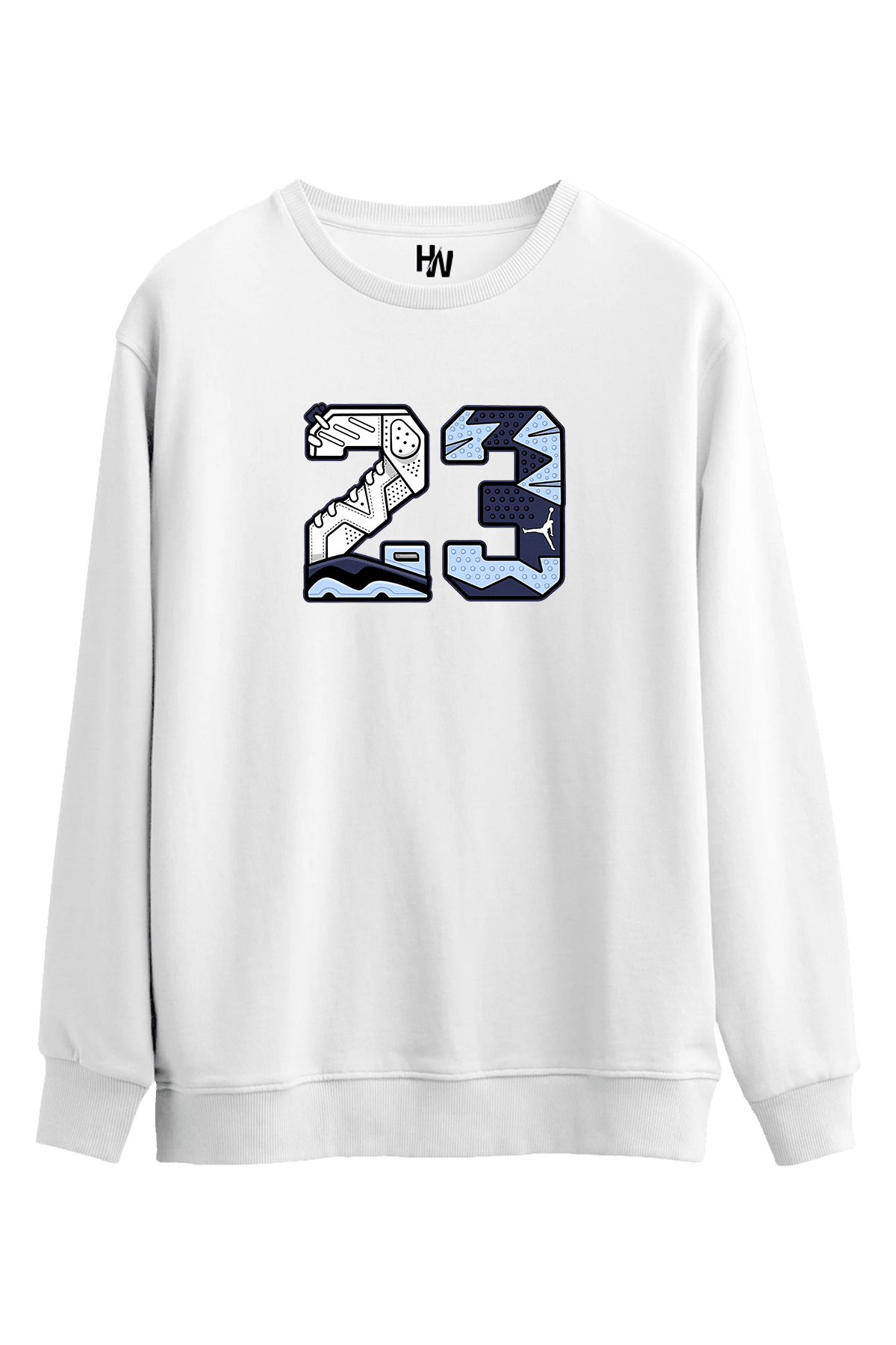 23 Baskılı Sweatshirt