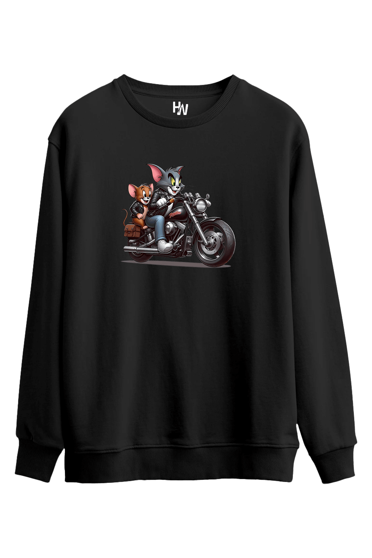 Tom ve Jerry Baskılı Sweatshirt