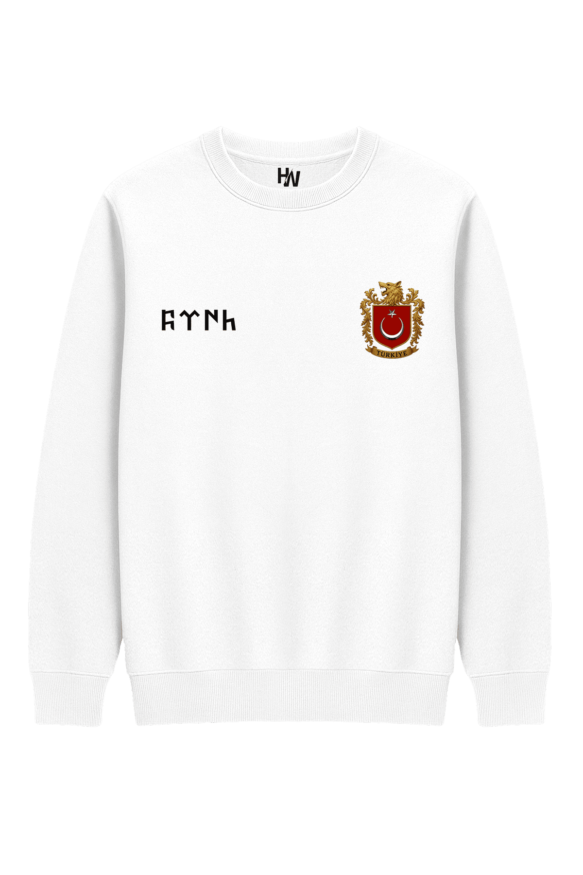 Türk Armalı Baskılı Sweatshirt