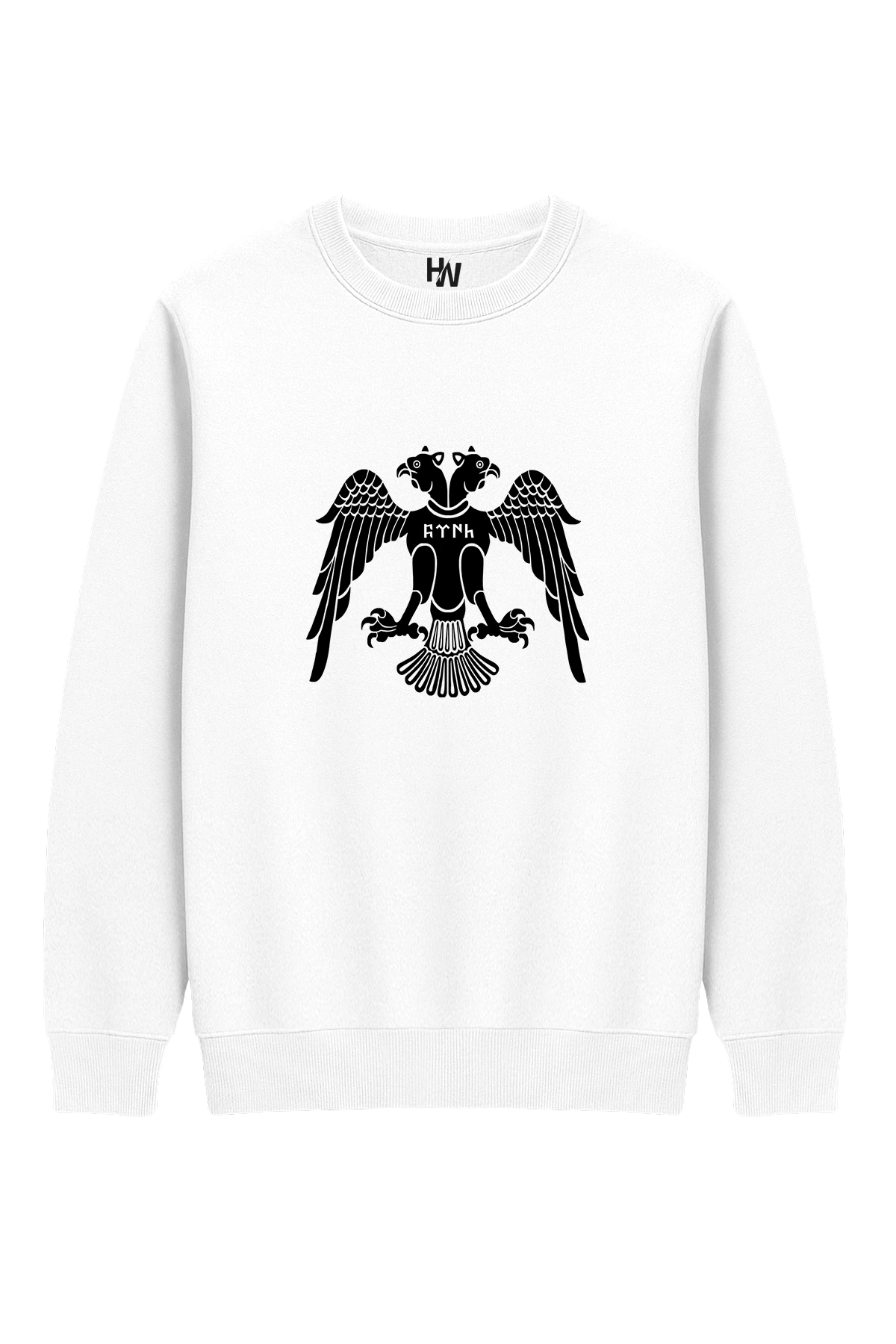Selçuklu Kartalı Baskılı Sweatshirt