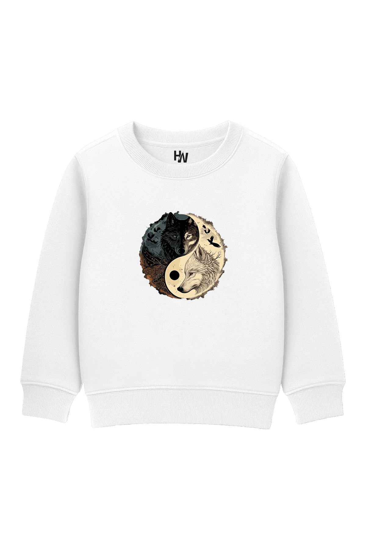Wolf Baskılı Çocuk Sweatshirt