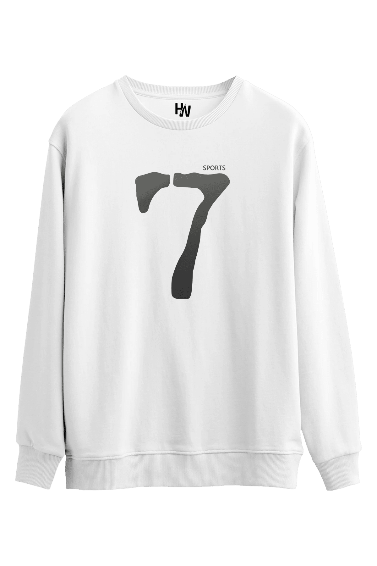 7 Sports Baskılı Sweatshirt
