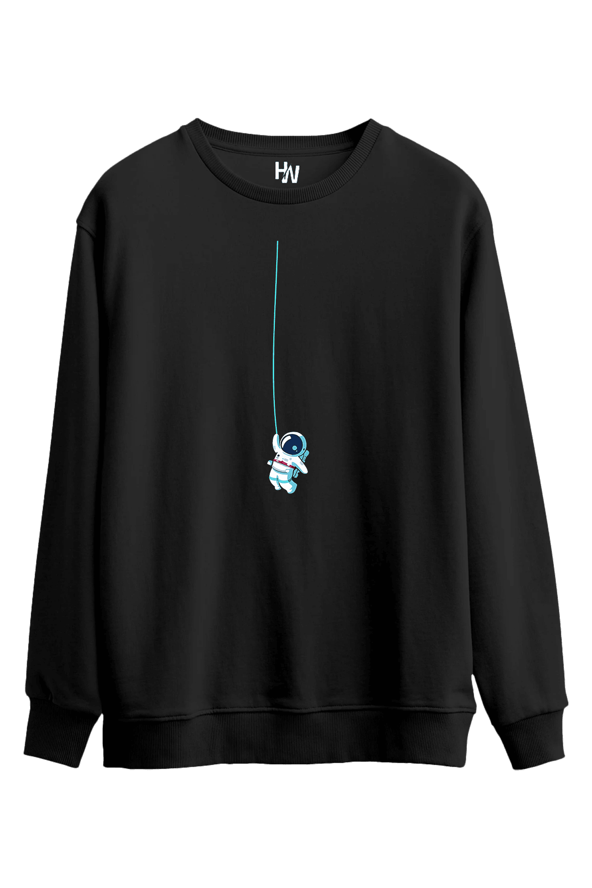 Astronot Baskılı Sweatshirt