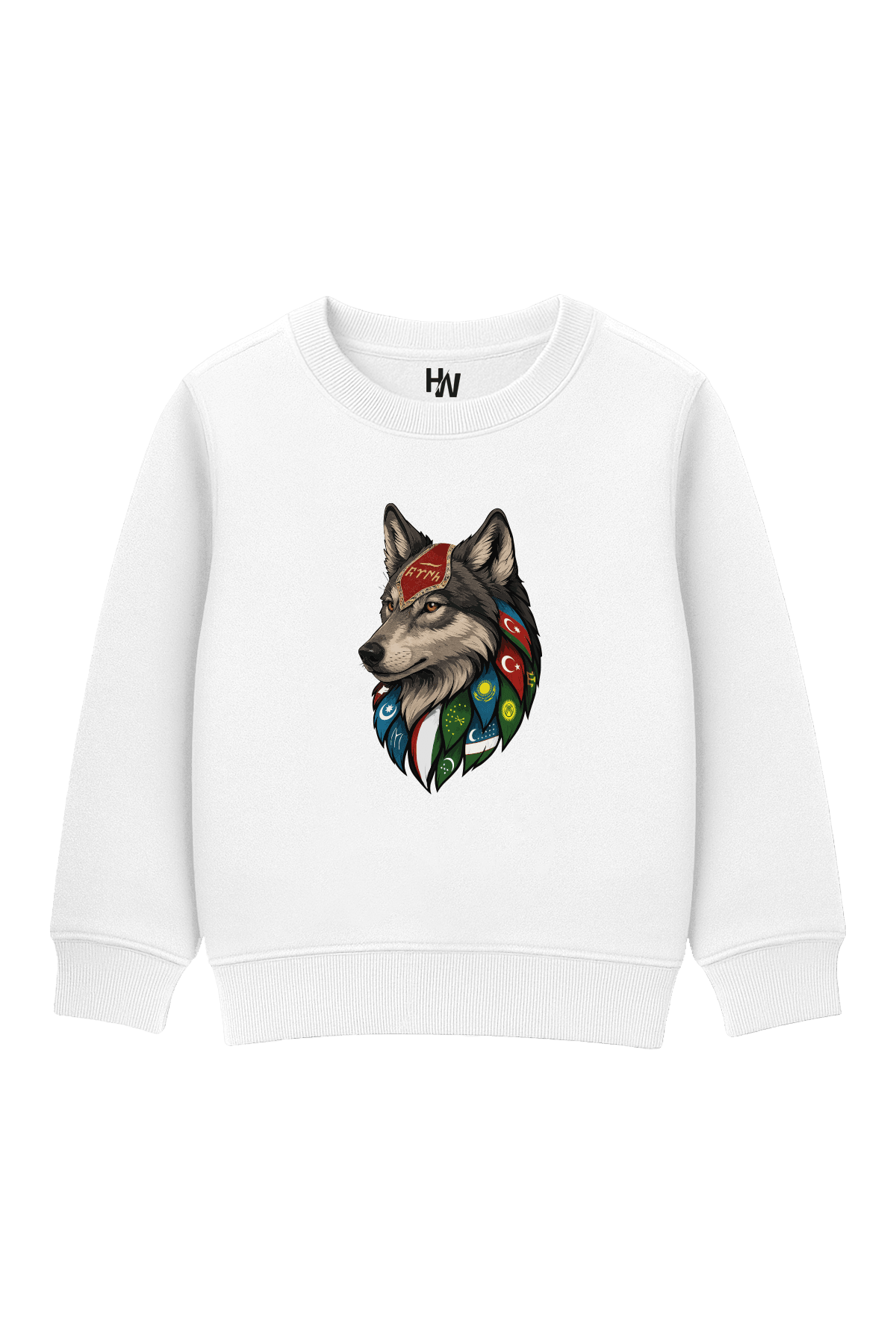 Kurt V6 Baskılı Çocuk Sweatshirt