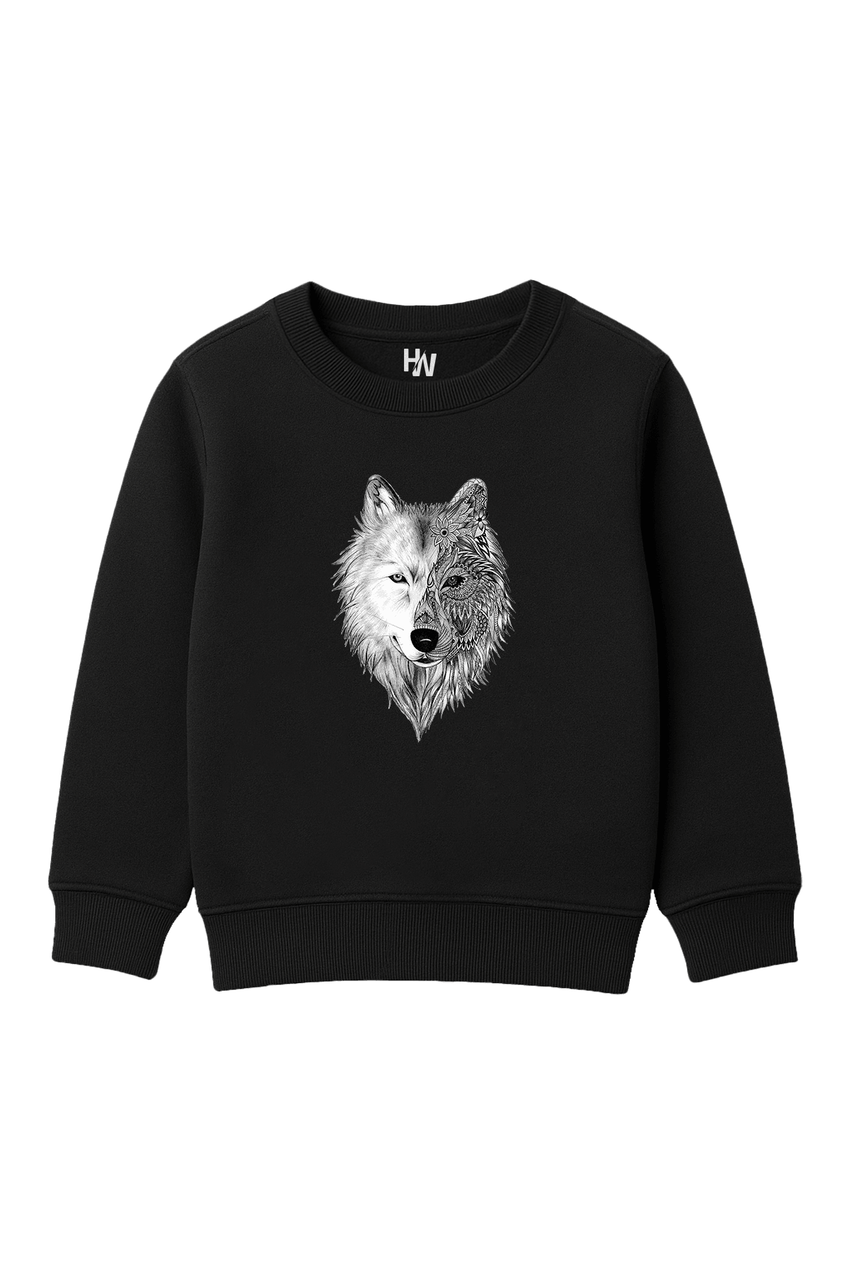 Kurt Baskılı Çocuk Sweatshirt