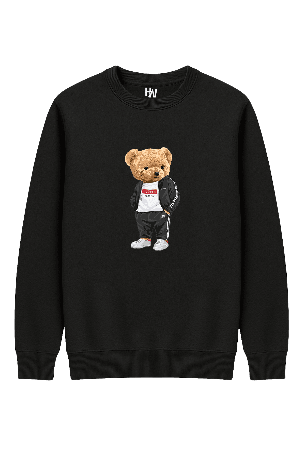 Love Ayı Baskılı Sweatshirt