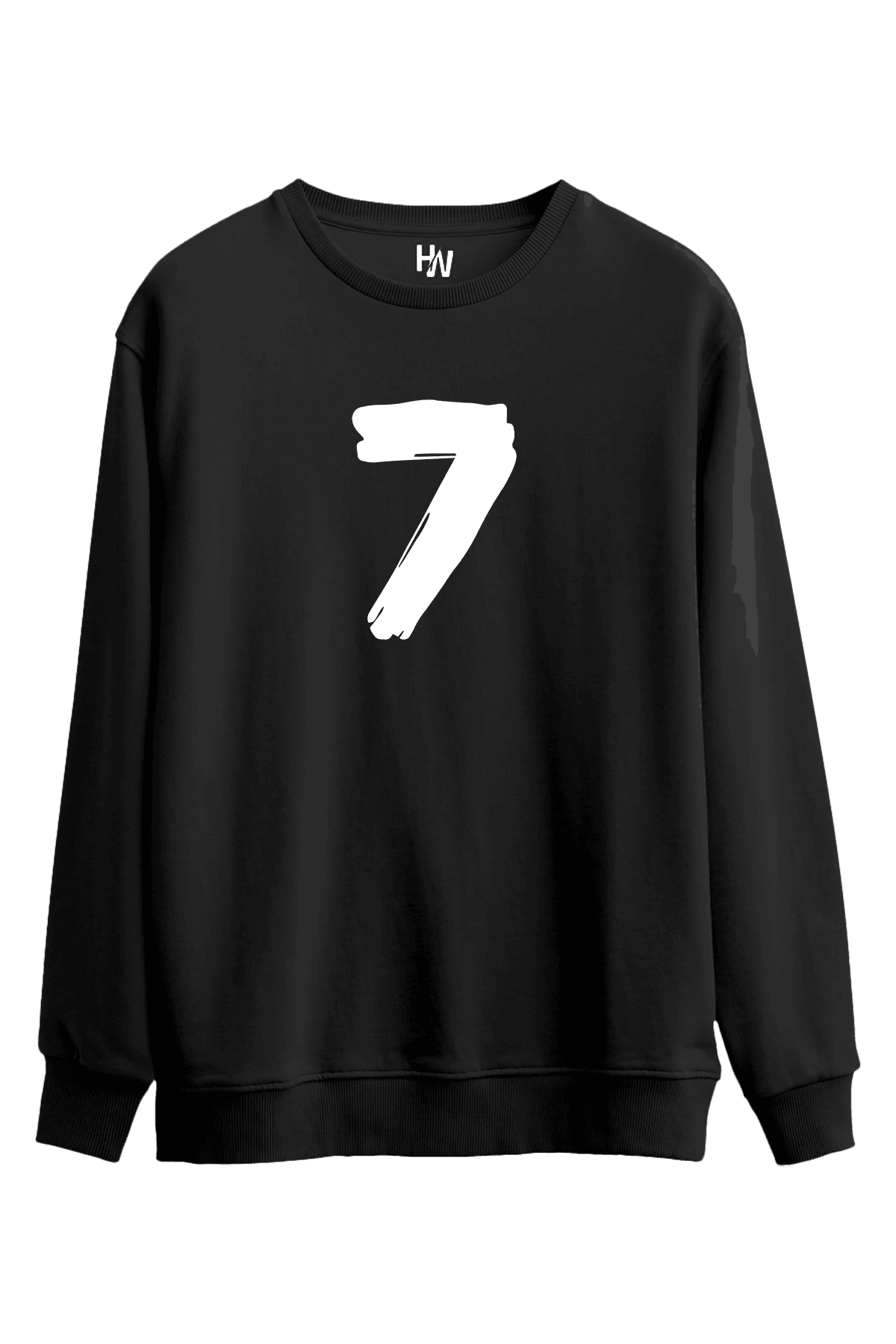 7 Baskılı Sweatshirt