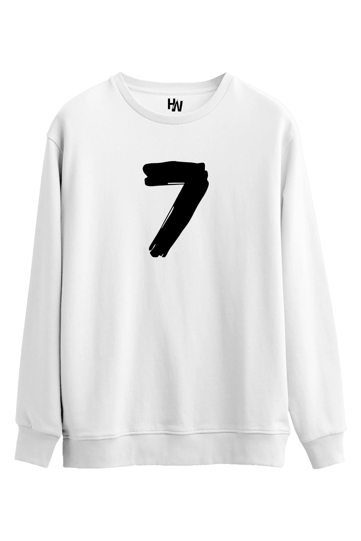 7 Baskılı Sweatshirt