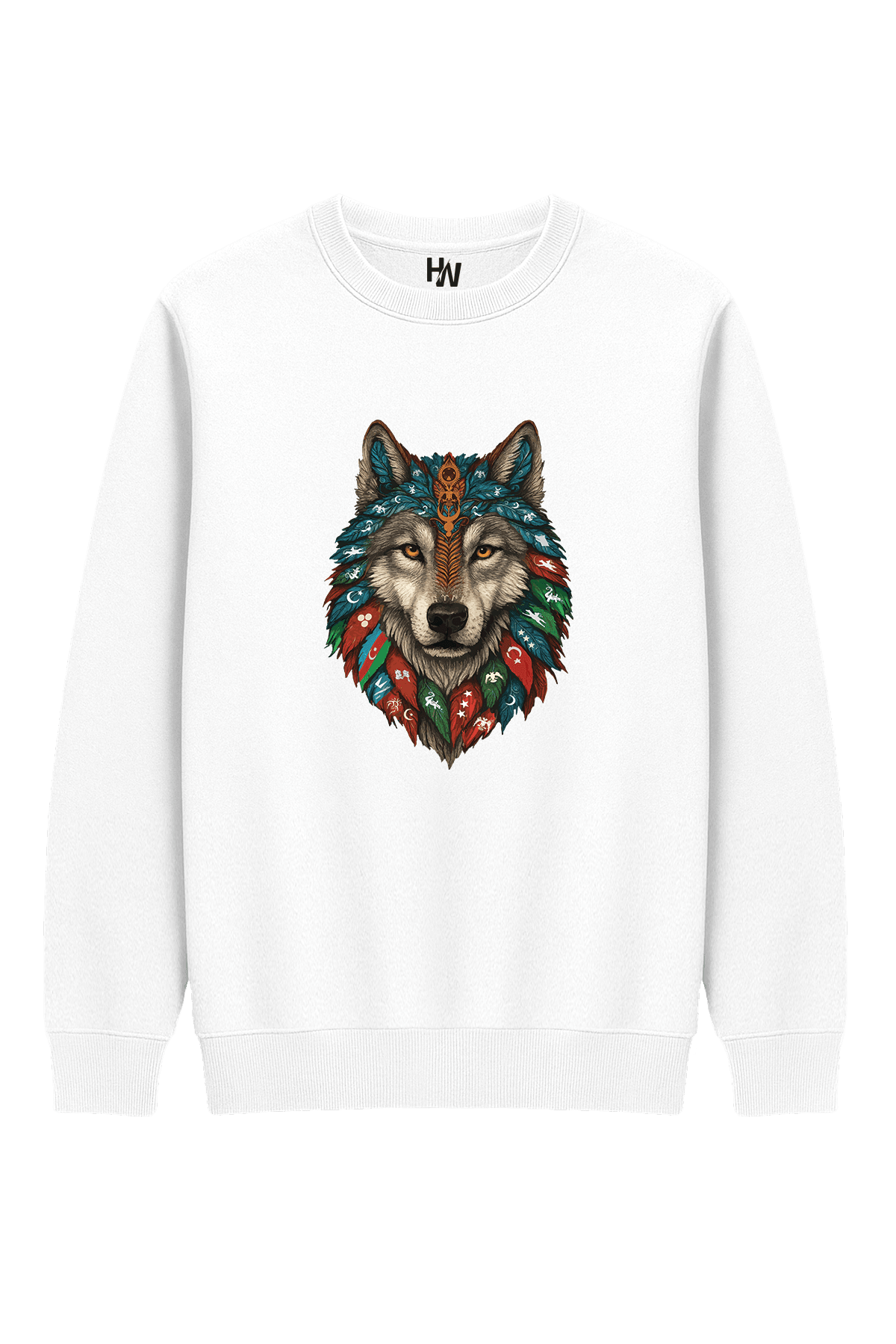 Kurt V4 Baskılı Sweatshirt