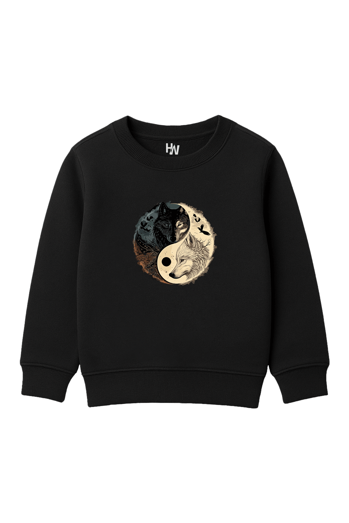 Wolf Baskılı Çocuk Sweatshirt