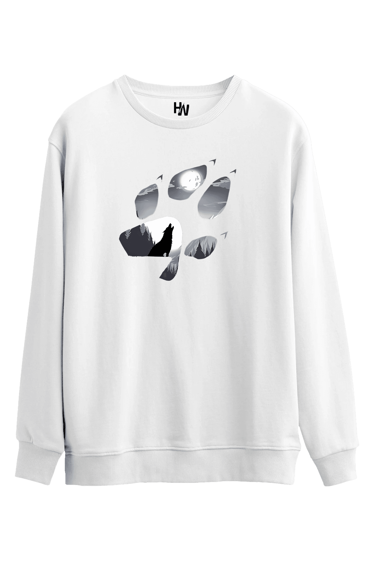 Pençe Baskılı Sweatshirt