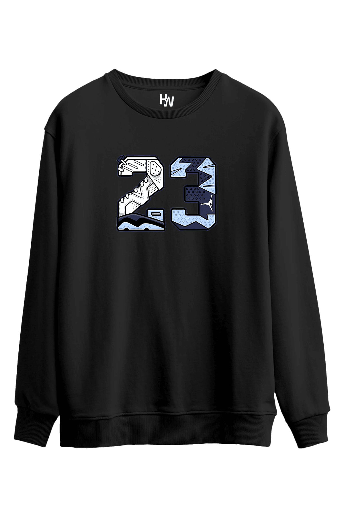 23 Baskılı Sweatshirt