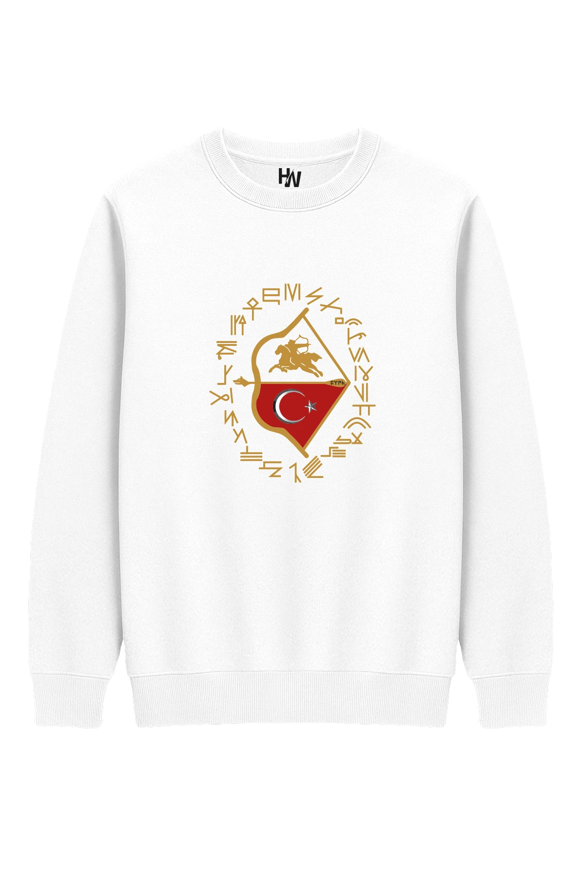Türk Armalı V3 Baskılı Sweatshirt