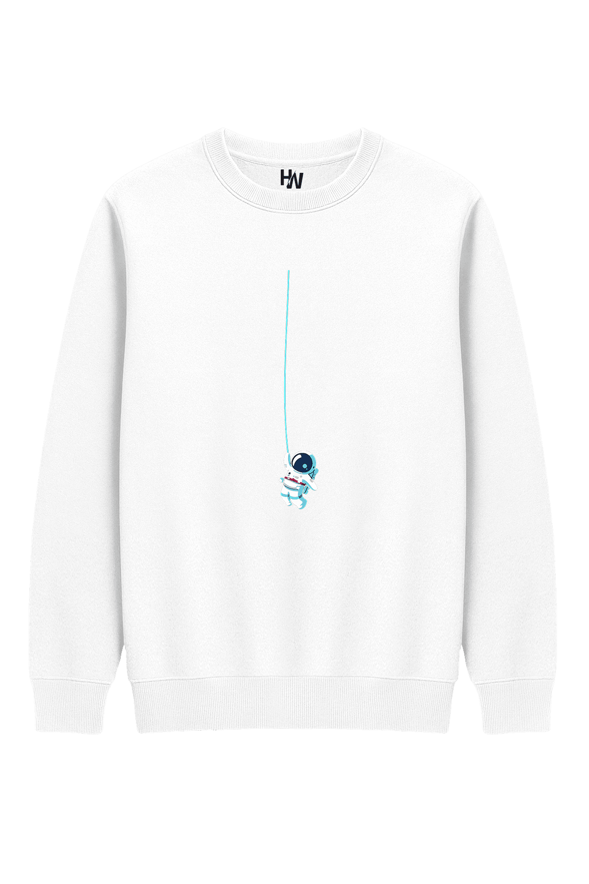 Astronot Baskılı Sweatshirt