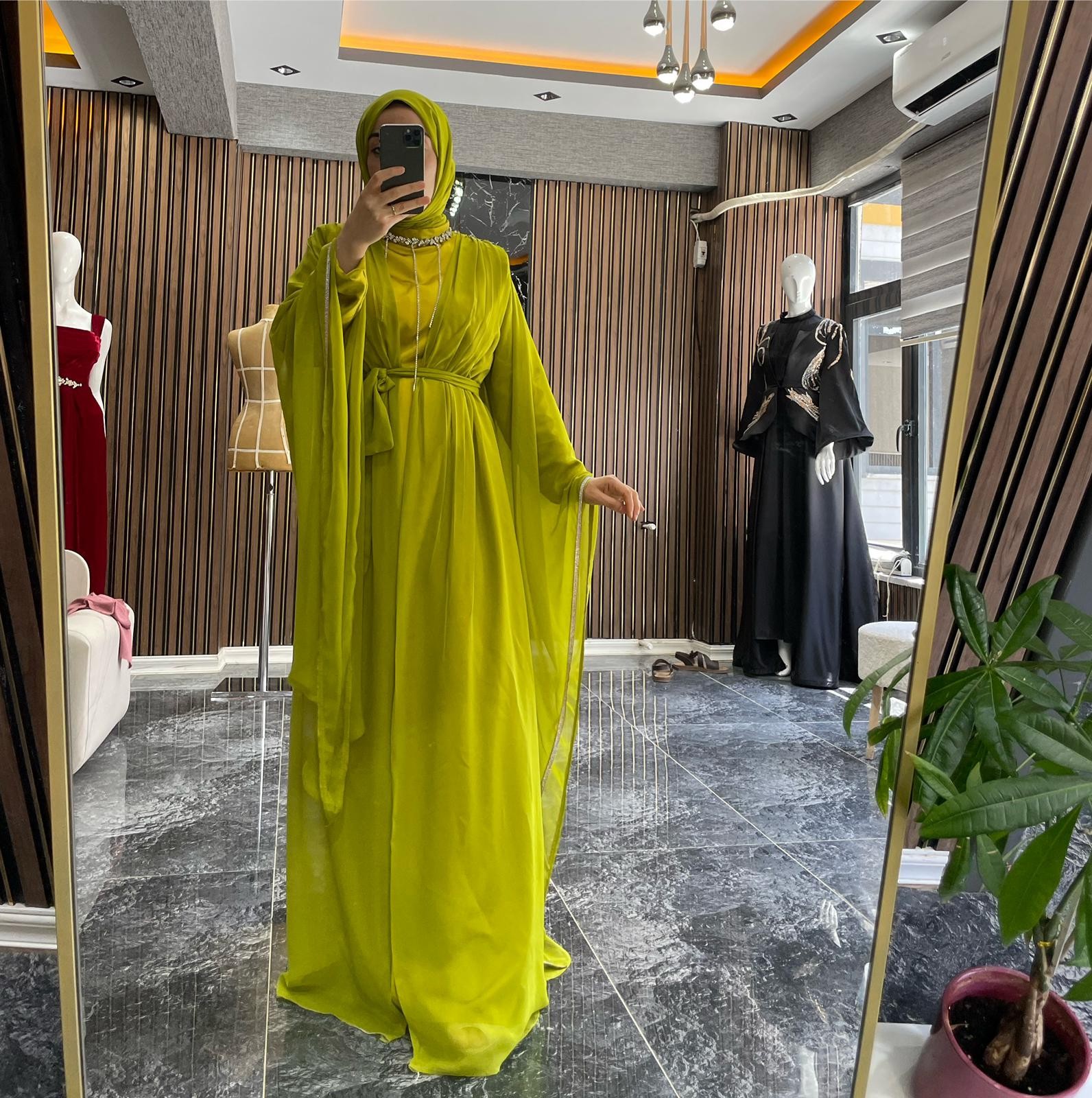 NİSVA ABİYE ABAYA TAKIMI