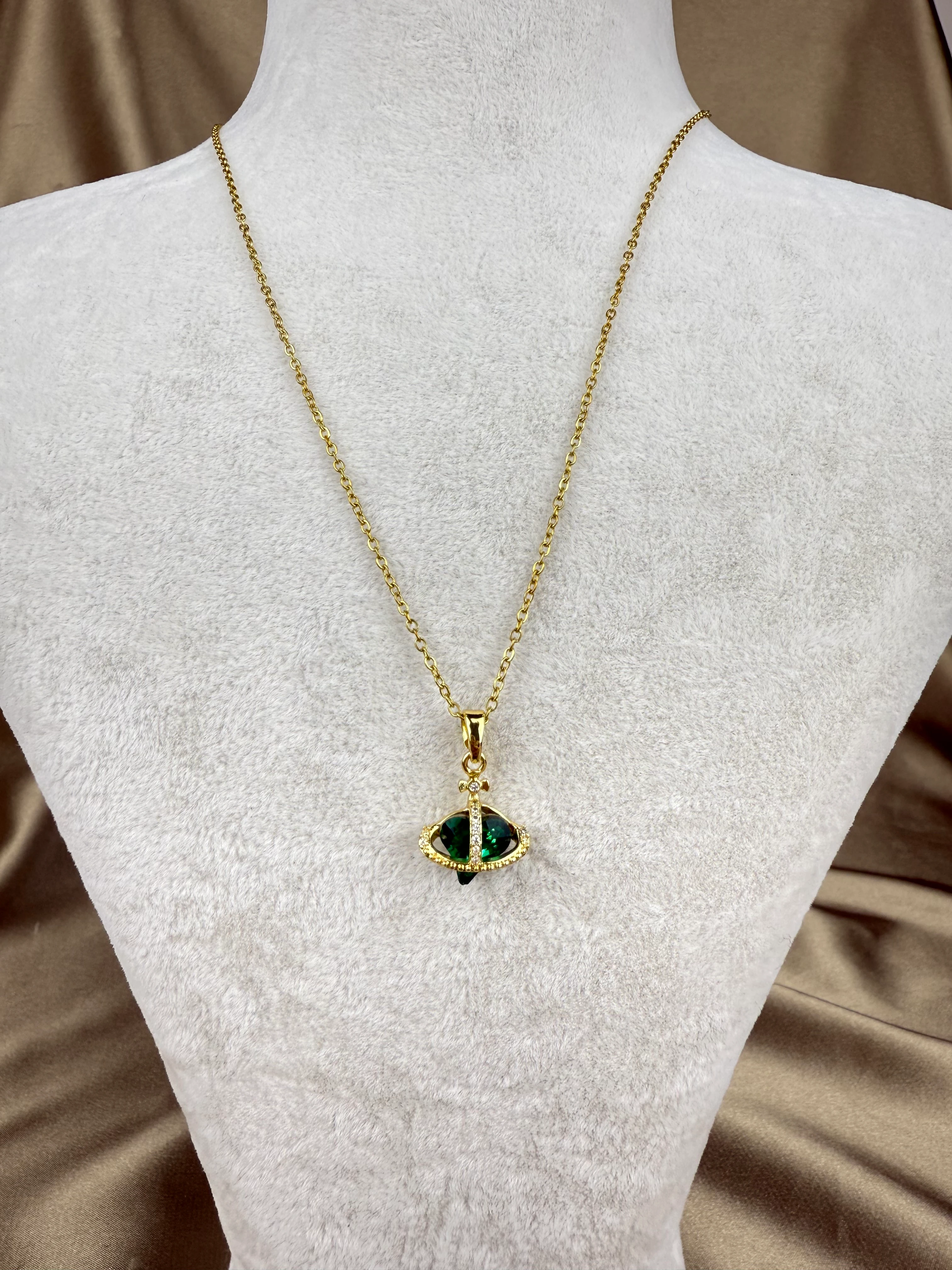 Greenlight Moon Çelik Kolye