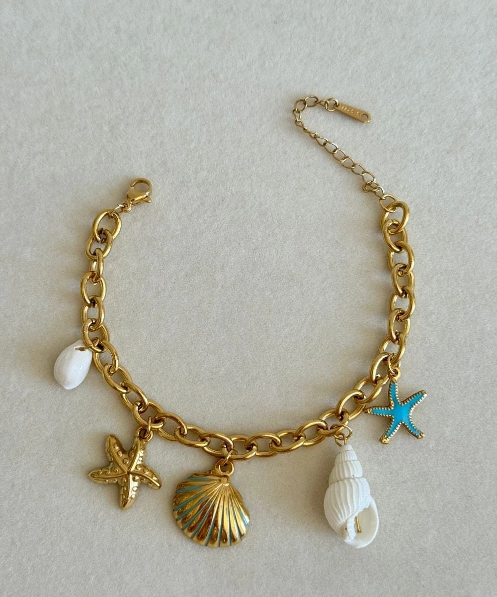 Çelik Sahil Maldivler Charmlı Bileklik