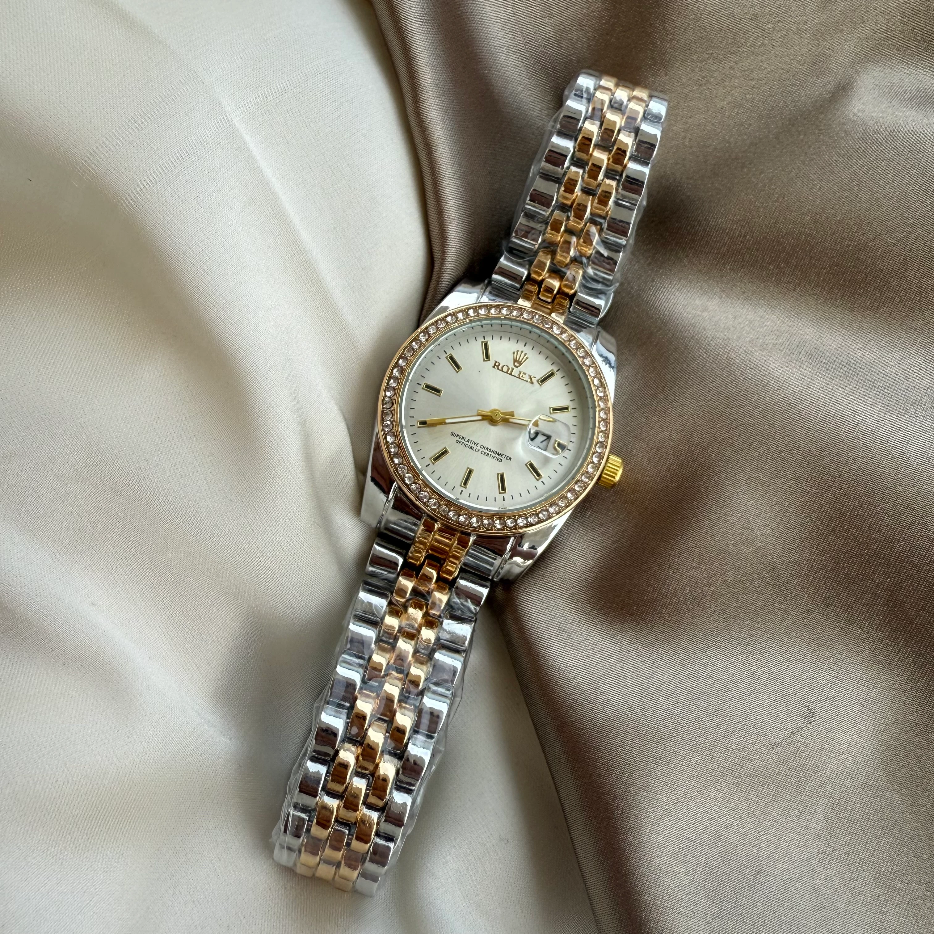 Rolex Çift Renk Saat 