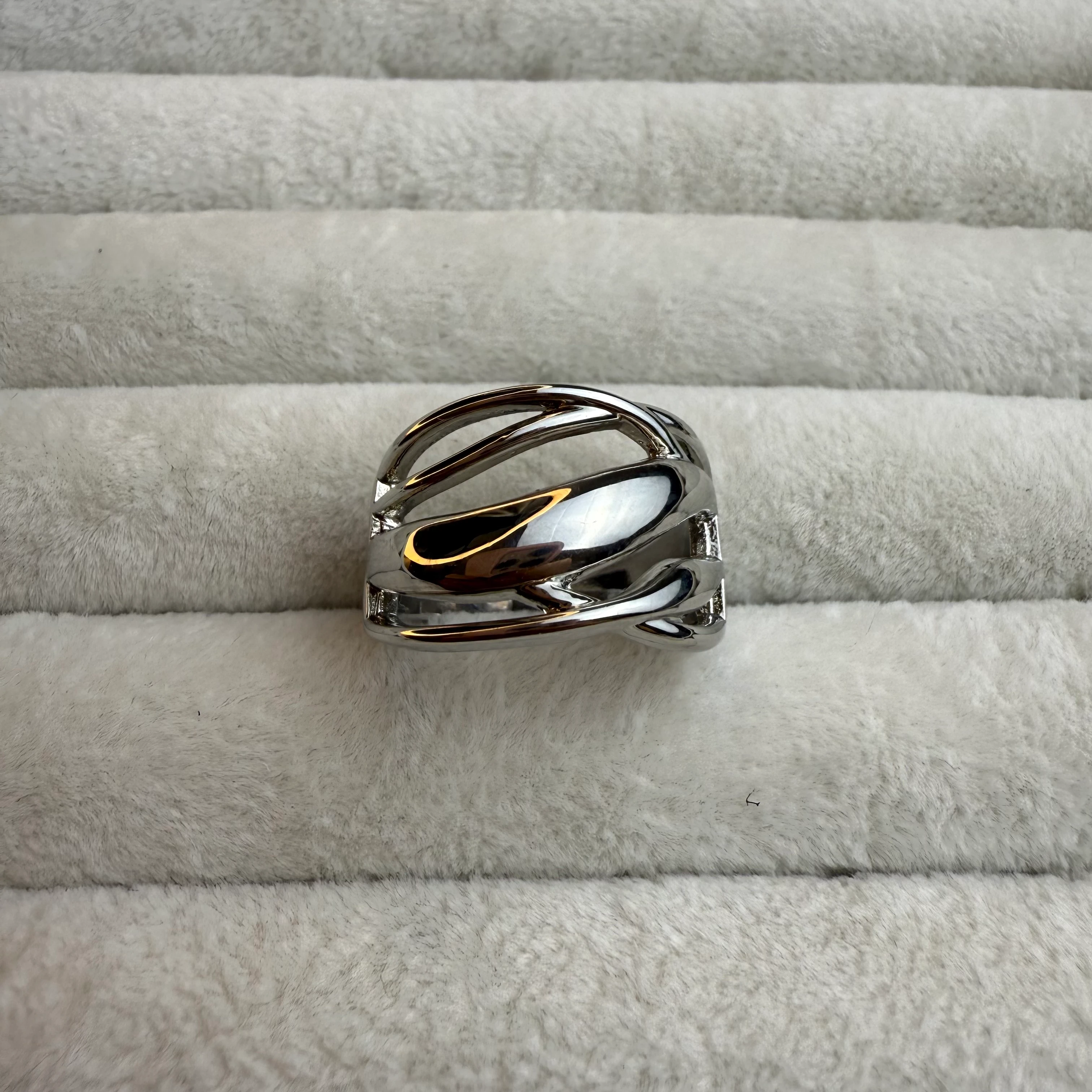 Çelik Silver Bağlamalı Yüzük