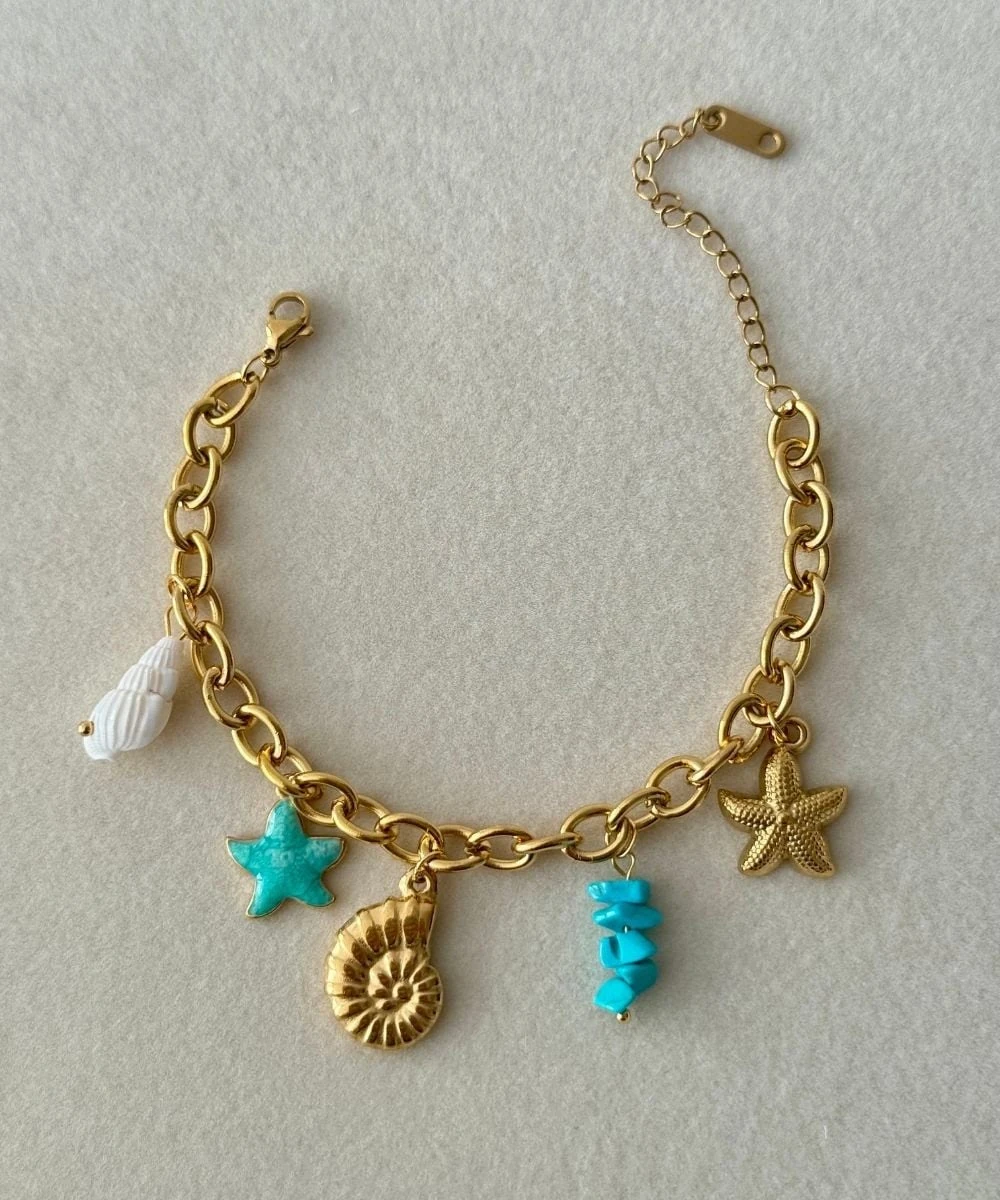 Çelik Sahil İbiza Charmlı Bileklik