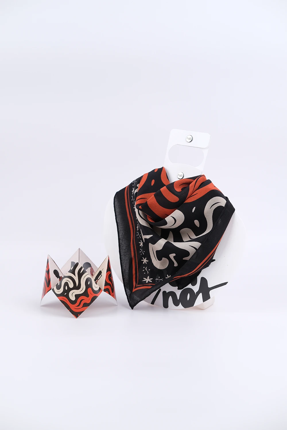 AS A TWIST Silk Scarf