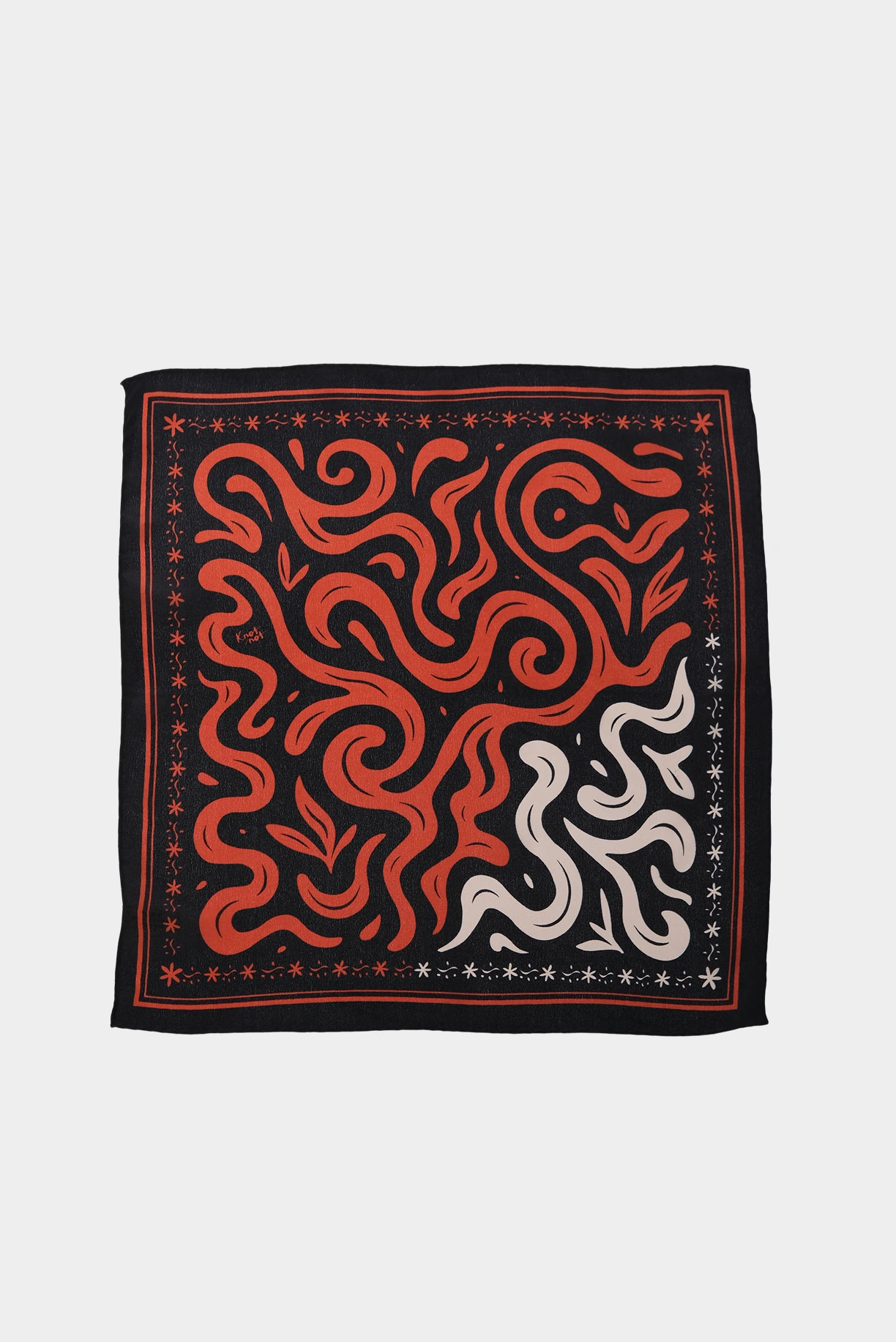 AS A TWIST Silk Scarf