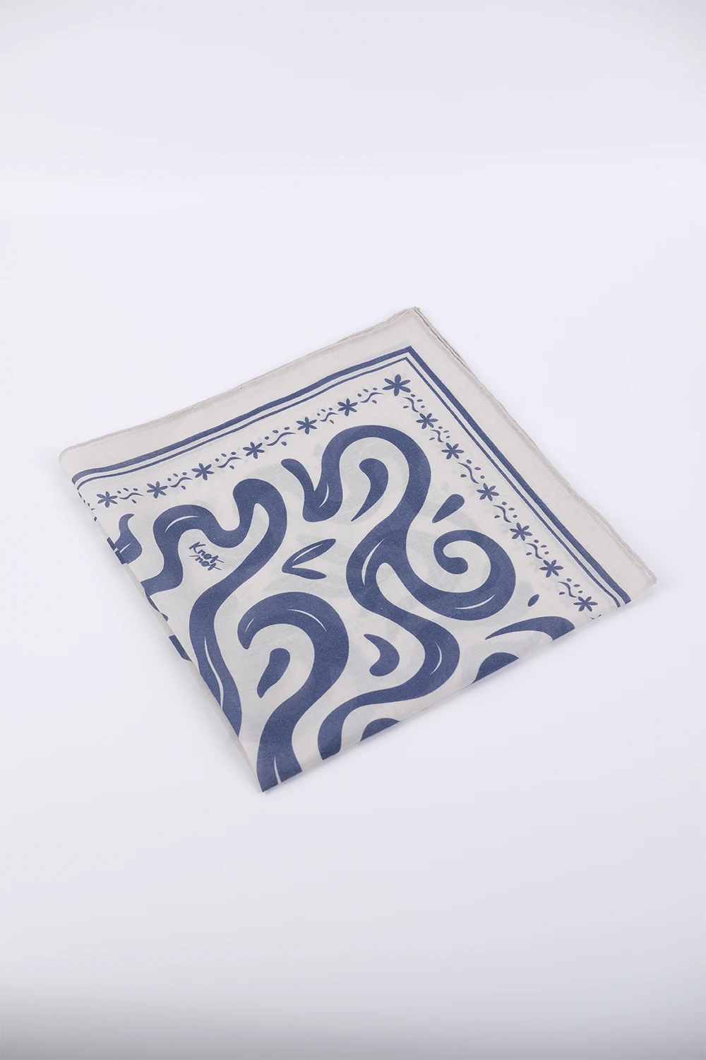MONDAY'S BLUES Cotton Bandana
