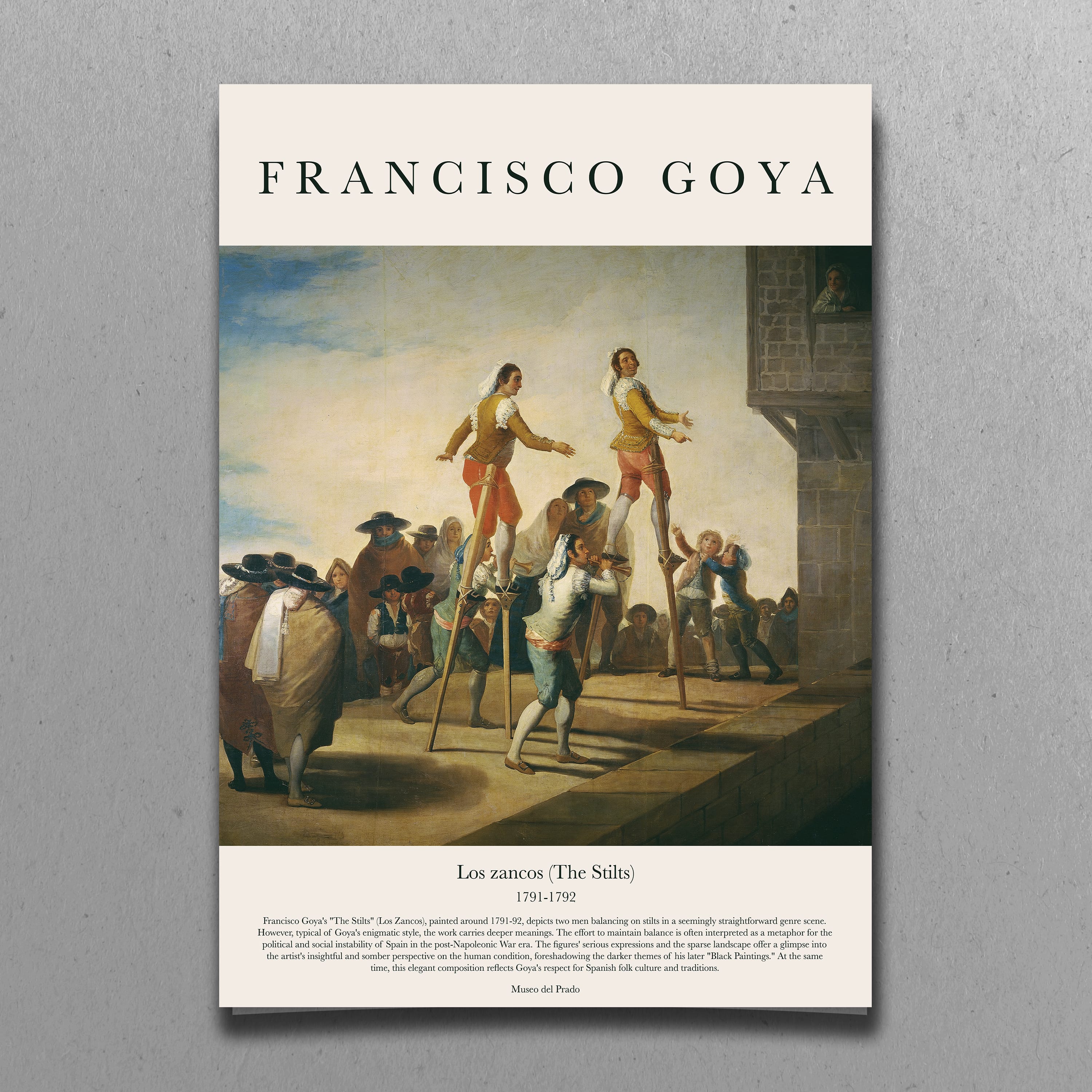 Goya - Los zancos (The Stilts)