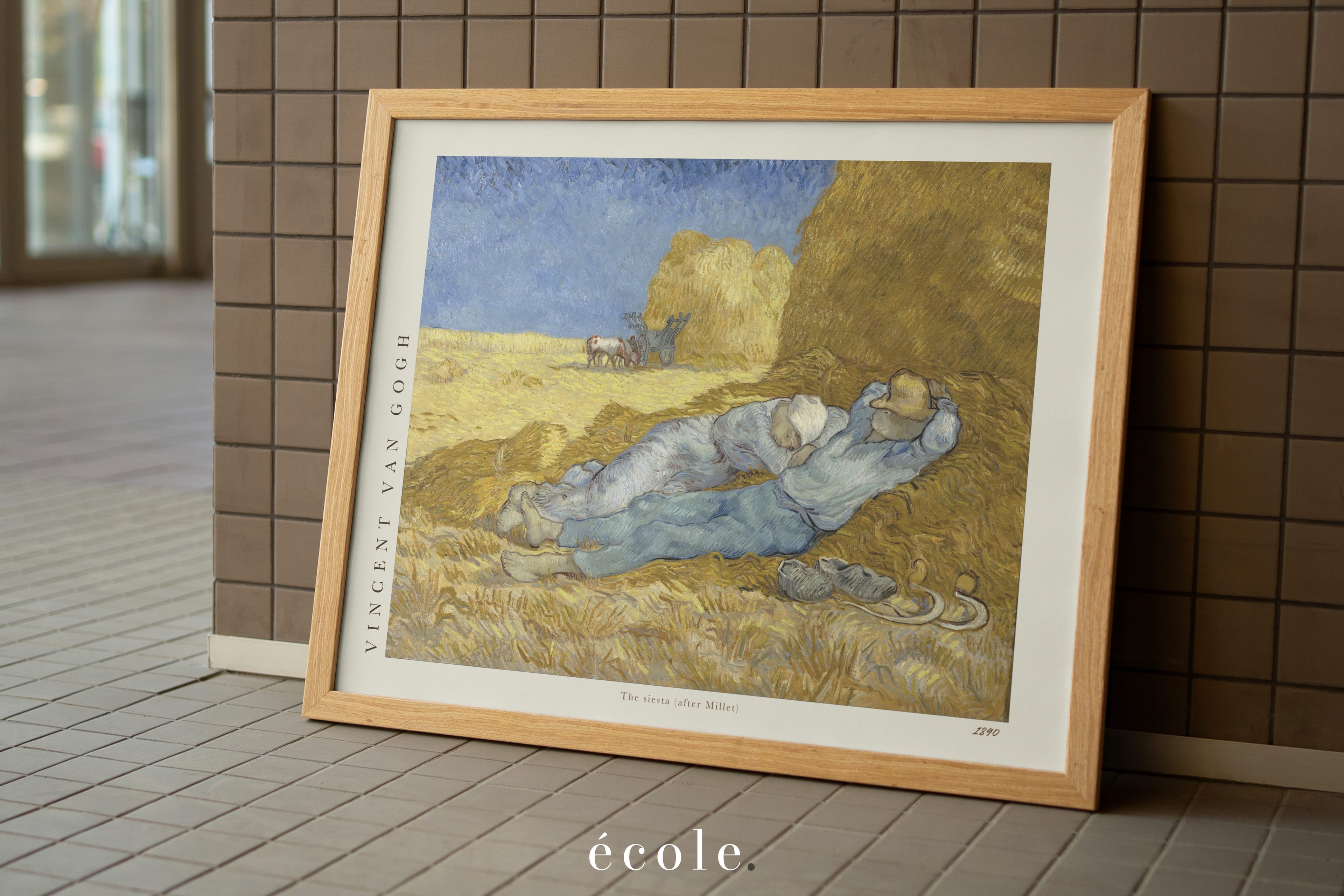Vincent Van Gogh - The Siesta (after Millet)